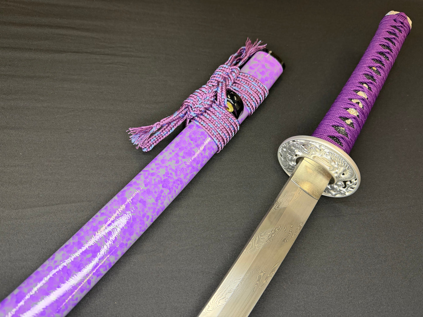Phoenix Arms Katana - Violet Fury Spiral Damascus