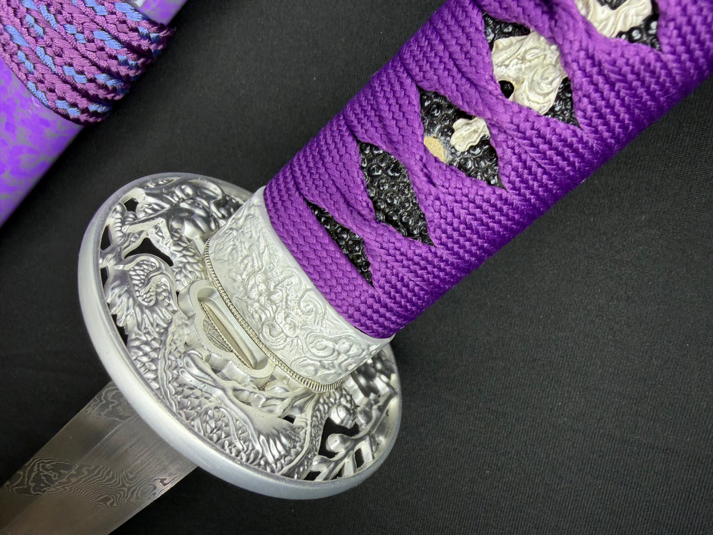Phoenix Arms Katana - Violet Fury Spiral Damascus