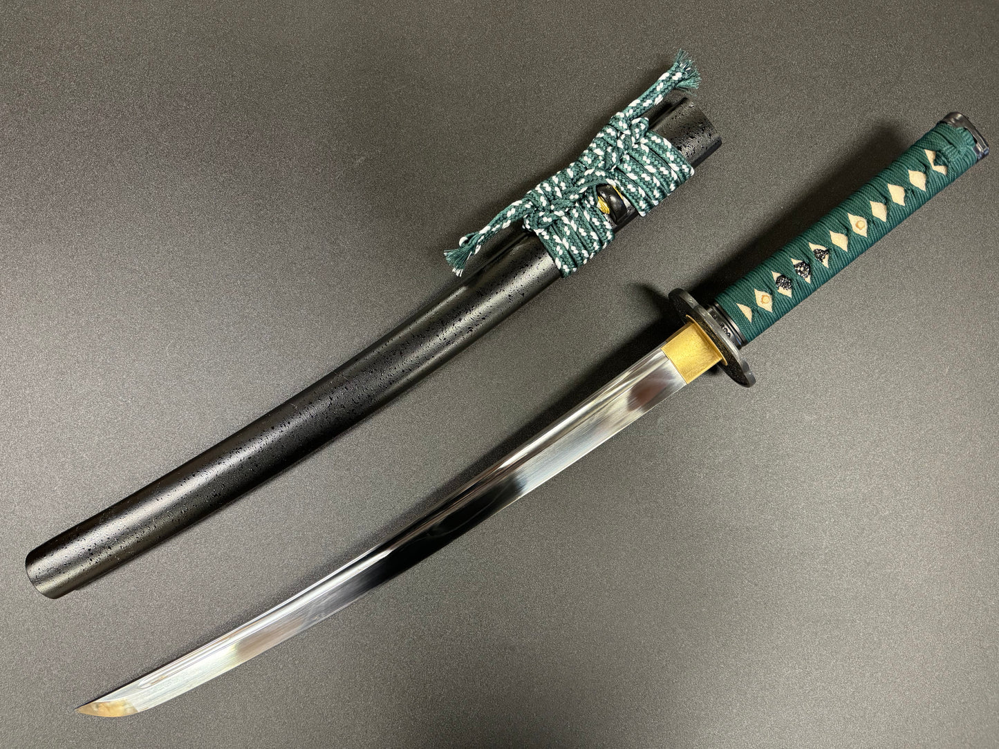 Moritaka Vortex - Iron Forest Wakizashi - Spring Steel 9260