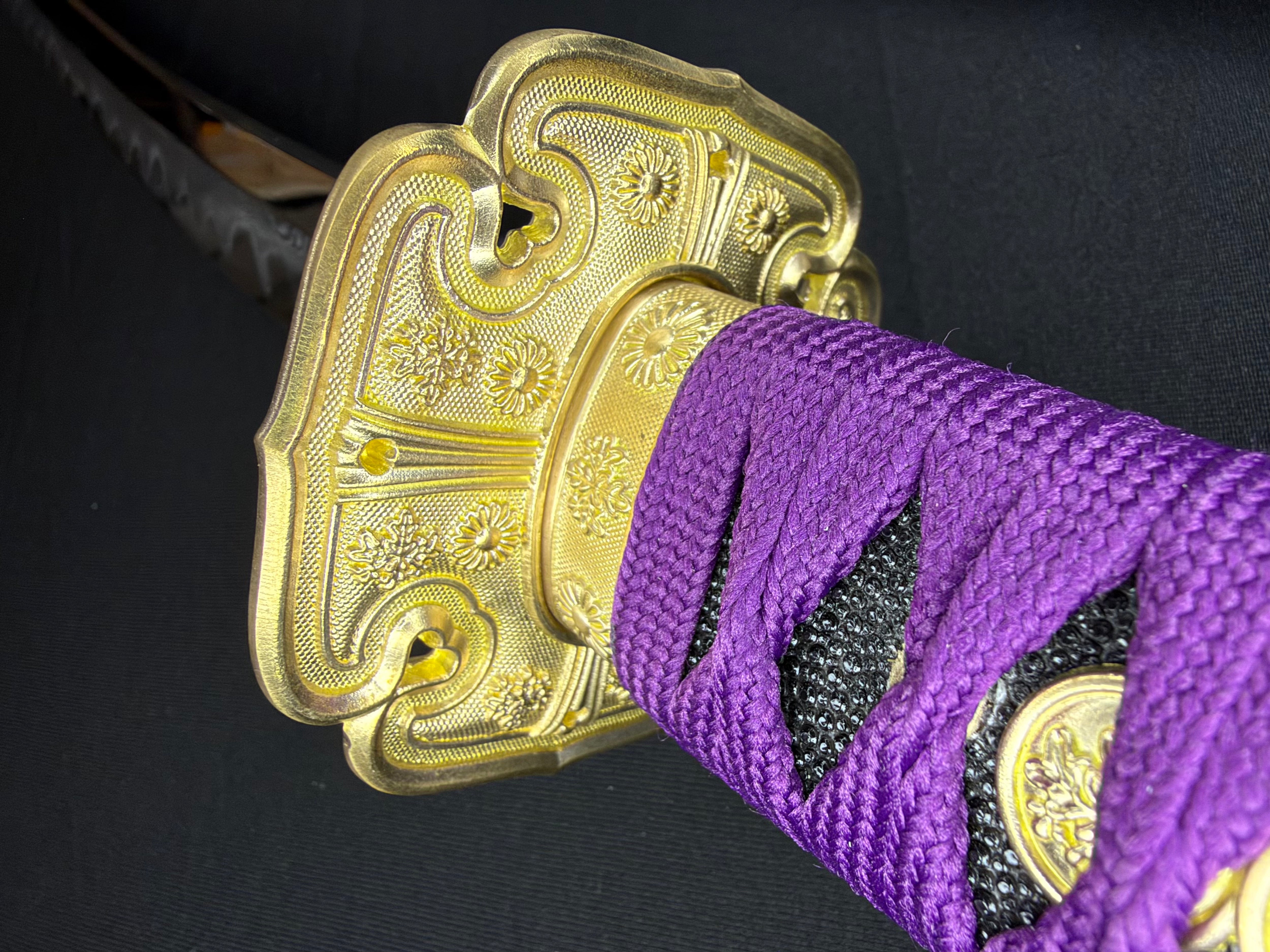 Phoenix Armory Tachi - Royal Wisteria Folded Clay-tempered Sanmai