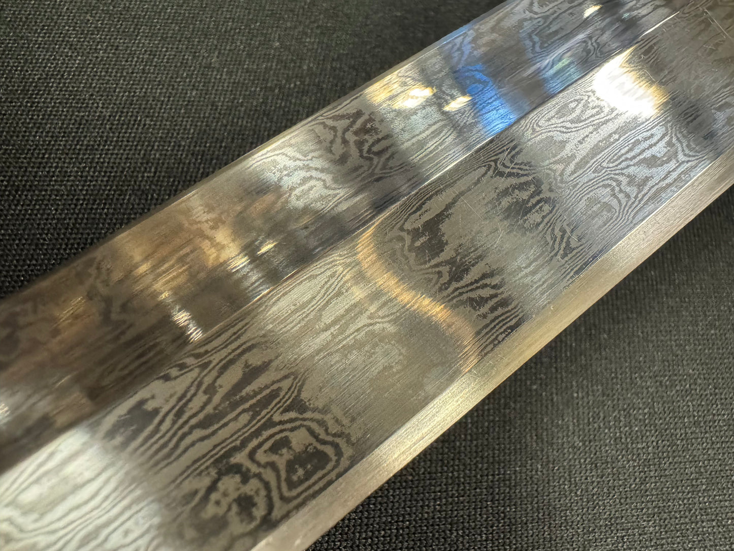Phoenix Armory Jian - Tang Dynasty Red Court Damascus Steel