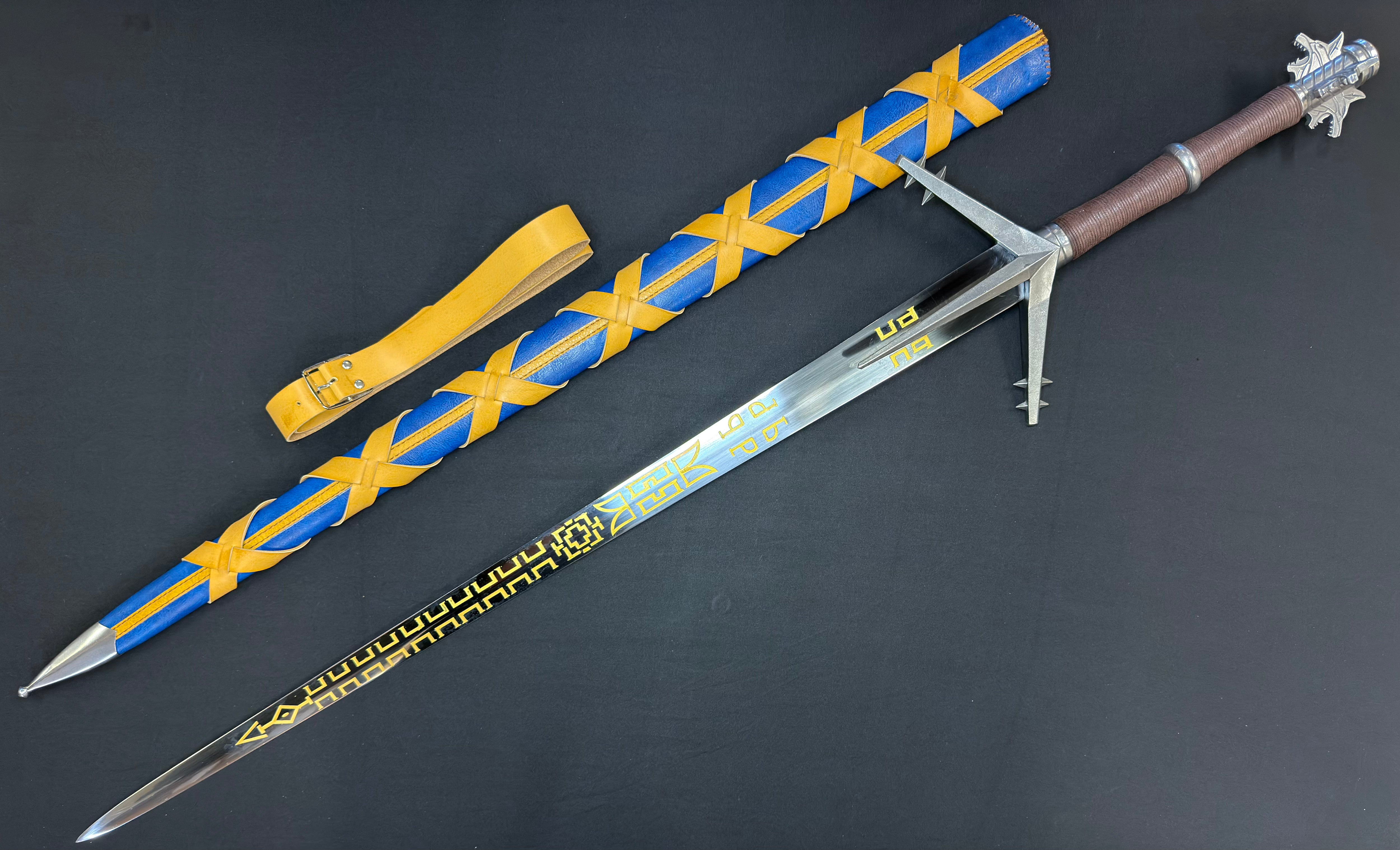 Phoenix Armory Longsword - Witcher III Wild Hunt Aerondight Sword 65Mn