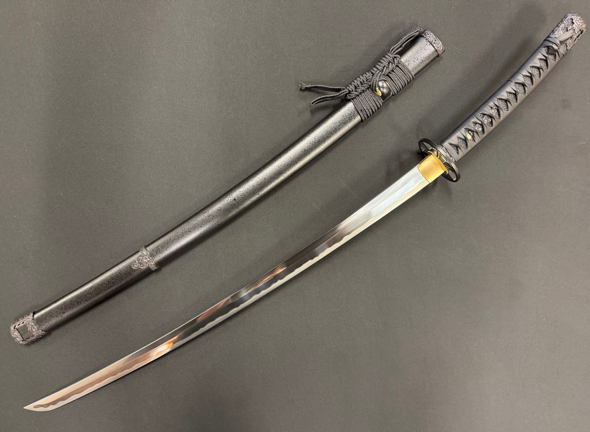 Dragonspring Katana - Rurouni Kenshin Hitokiri Battousai Udo Jin'e S7 Shock Steel