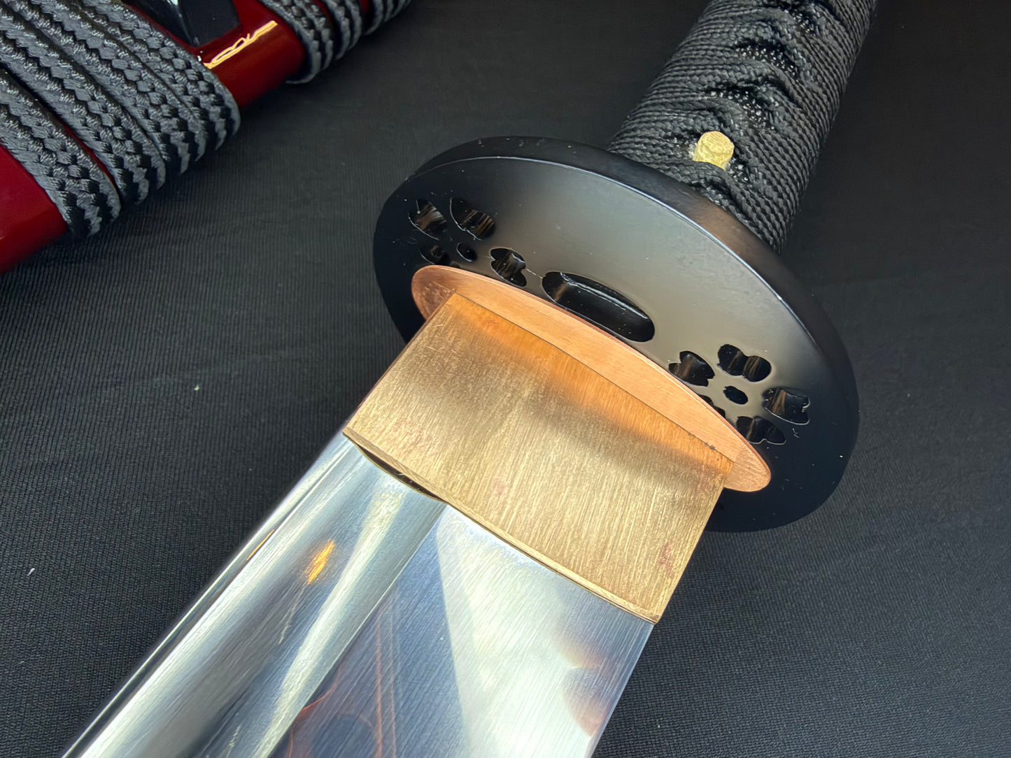 Legacy Steel O-Katana Titan Stout - Iron Blossoms with Bo-hi, Choji Hamon, 1095 Clay Tempered
