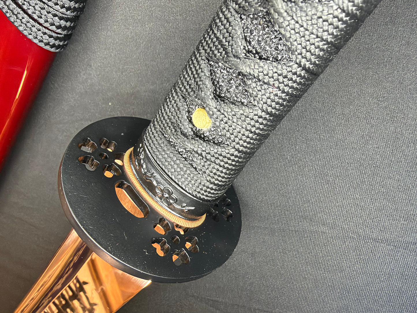 Legacy Steel O-Katana Titan Stout - Iron Blossoms with Bo-hi, Choji Hamon, 1095 Clay Tempered