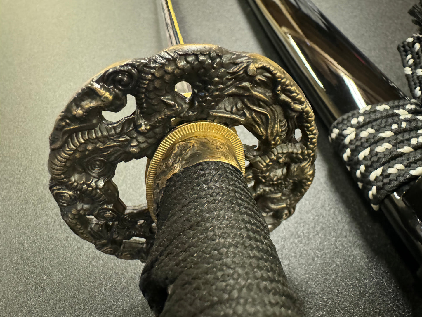 Phoenix Arms Circling Dragon Katana Folded Steel