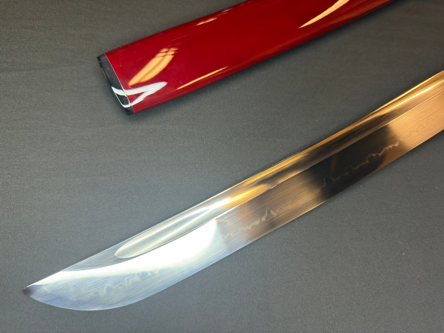 Legacy Steel O-Katana Titan Stout - Iron Blossoms with Bo-hi, Choji Hamon, 1095 Clay Tempered