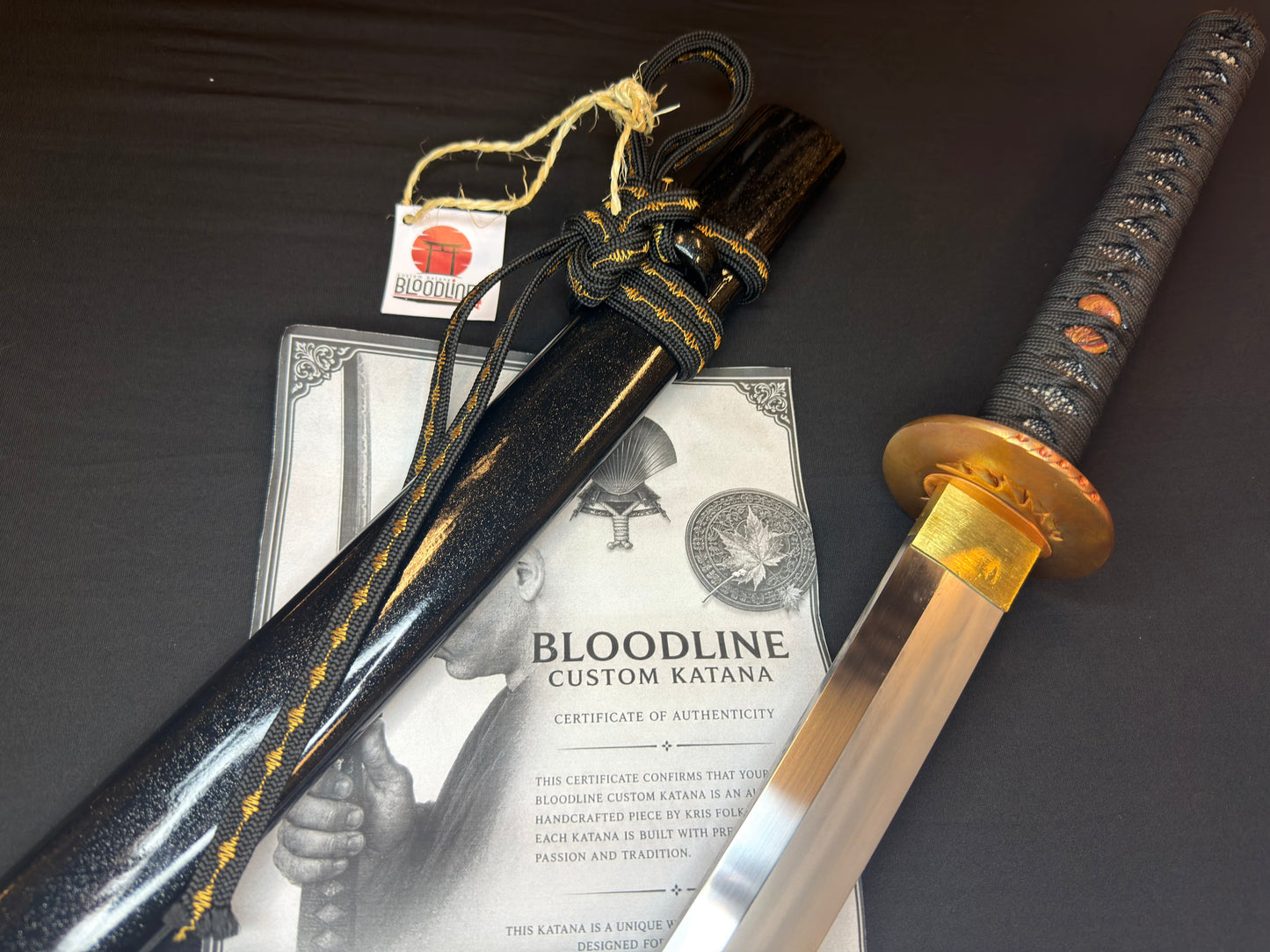 Cloudhammer Titan Series O-Katana - Bloodline Custom SX105v 84 cm Blade 40 mm Wide