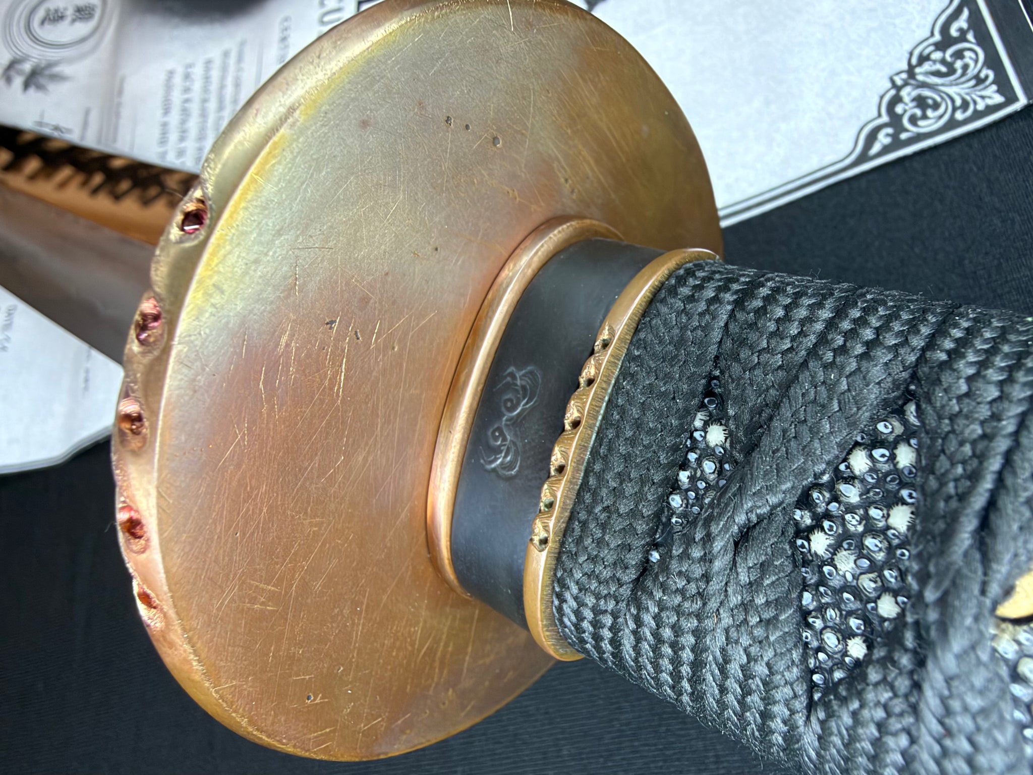 Cloudhammer Titan Series O-Katana - Bloodline Custom SX105v 84 cm Blade 40 mm Wide