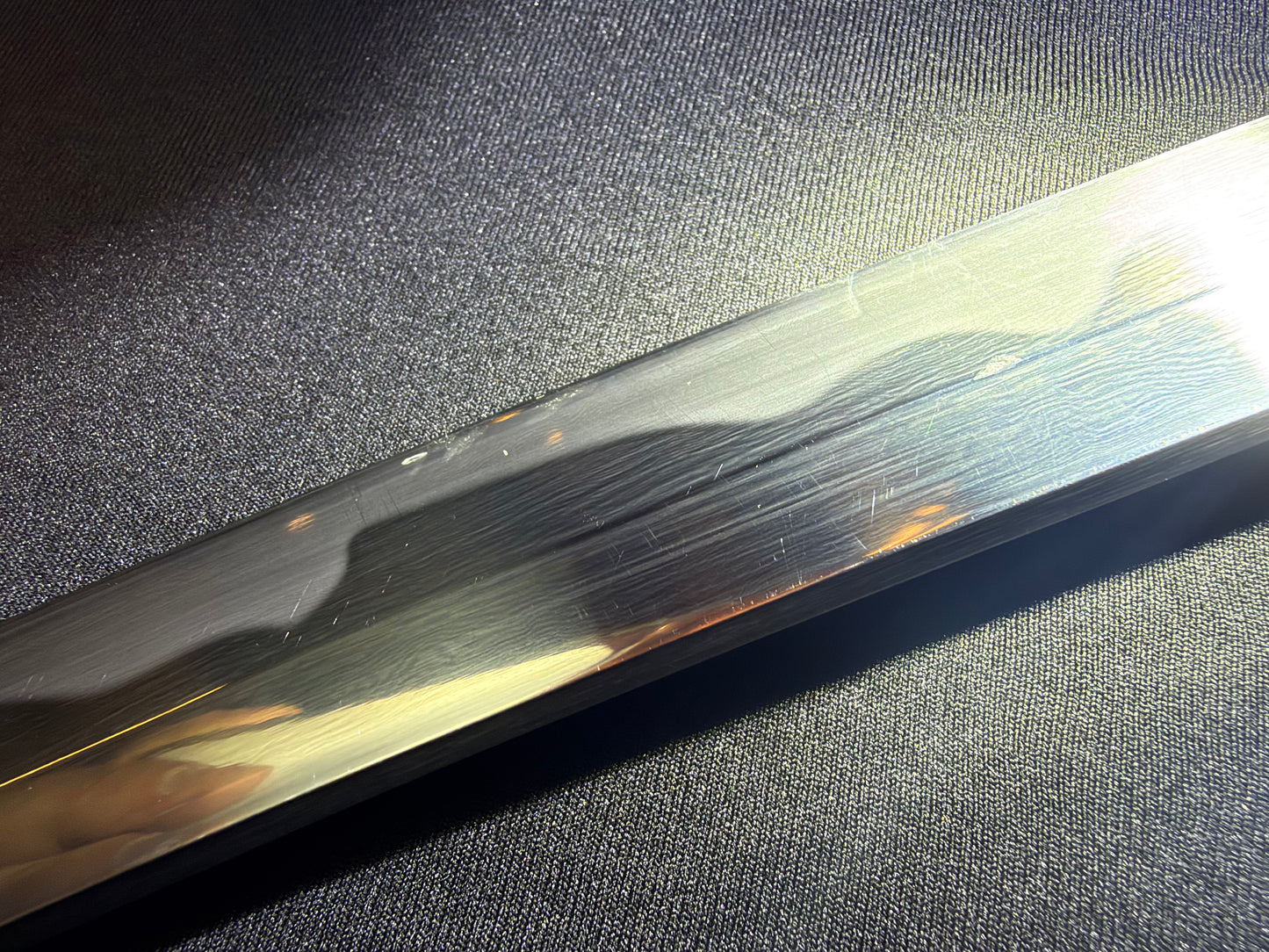 BLEMISHED Legacy Blades Warrior Arc Nodachi - Jade Crescent Folded Steel