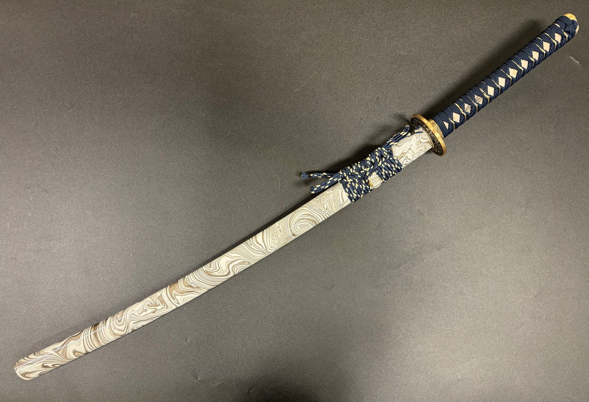 Dragonspring Wavecrest Katana Folded Steel