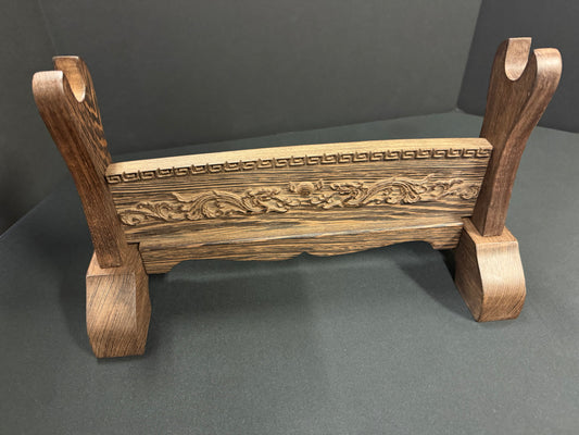 Phoenix Armory Premium Sword Stand - Dark Finish Dragon Theme - Tier Options