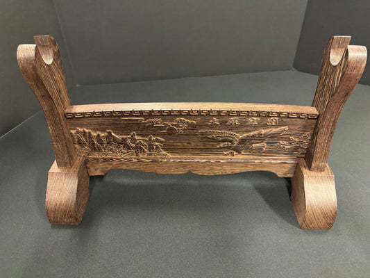 Phoenix Armory Premium Sword Stand - Dark Finish Eagle Theme - Tier Options