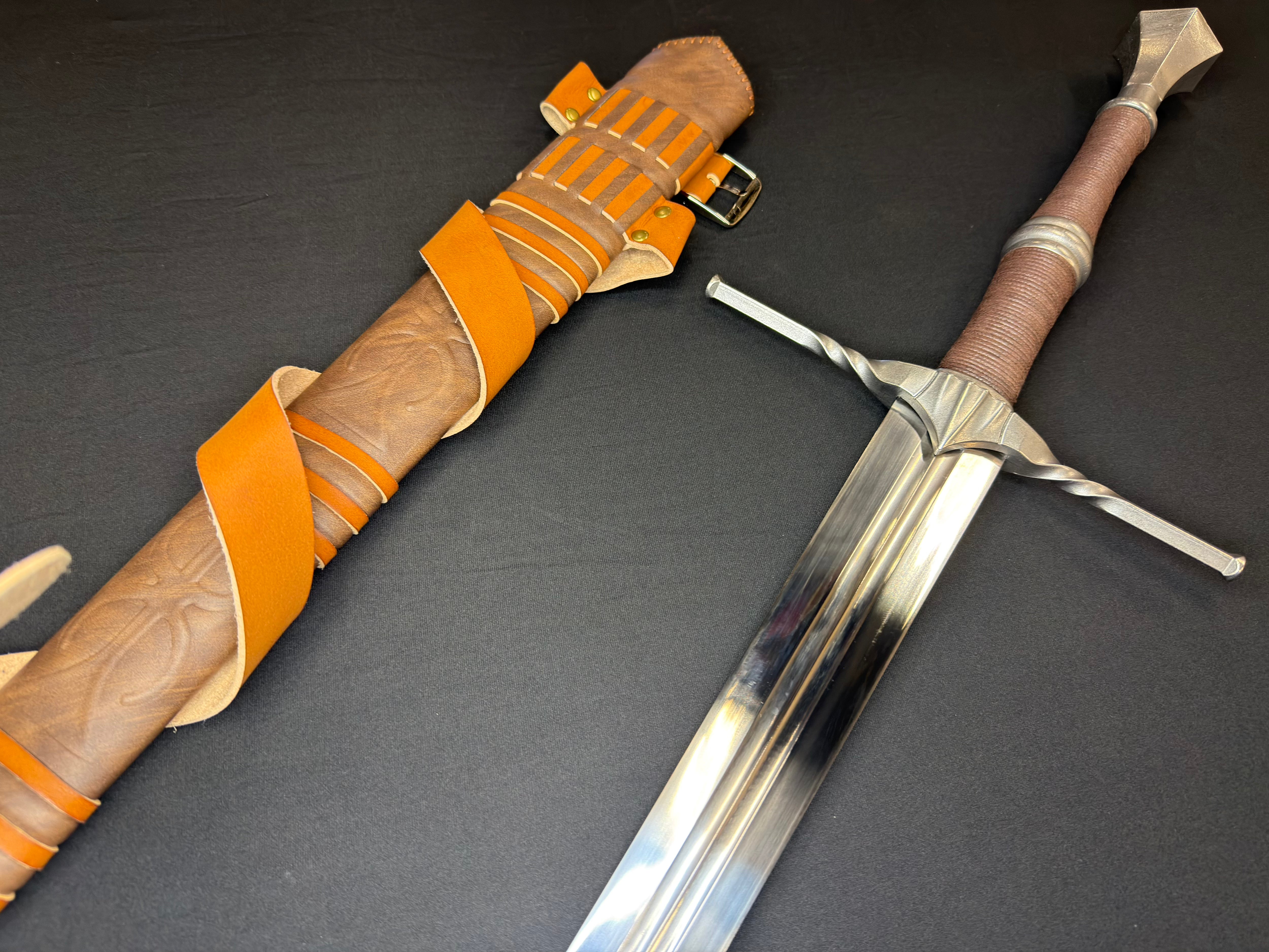 Phoenix Armory Longsword - Witcher III Geralt's Steel Sword 65Mn