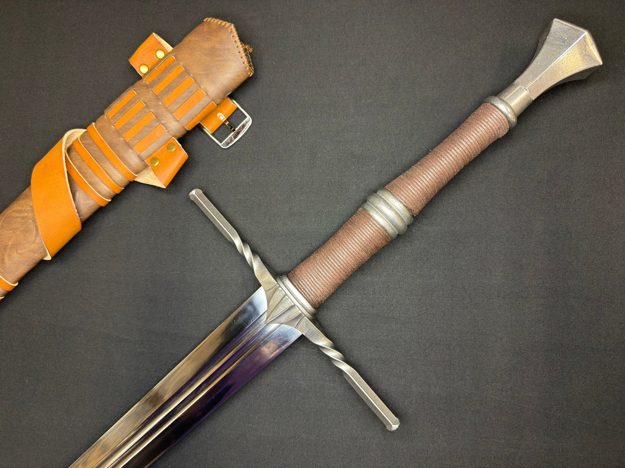 Phoenix Armory Longsword - Witcher III Geralt's Steel Sword 65Mn