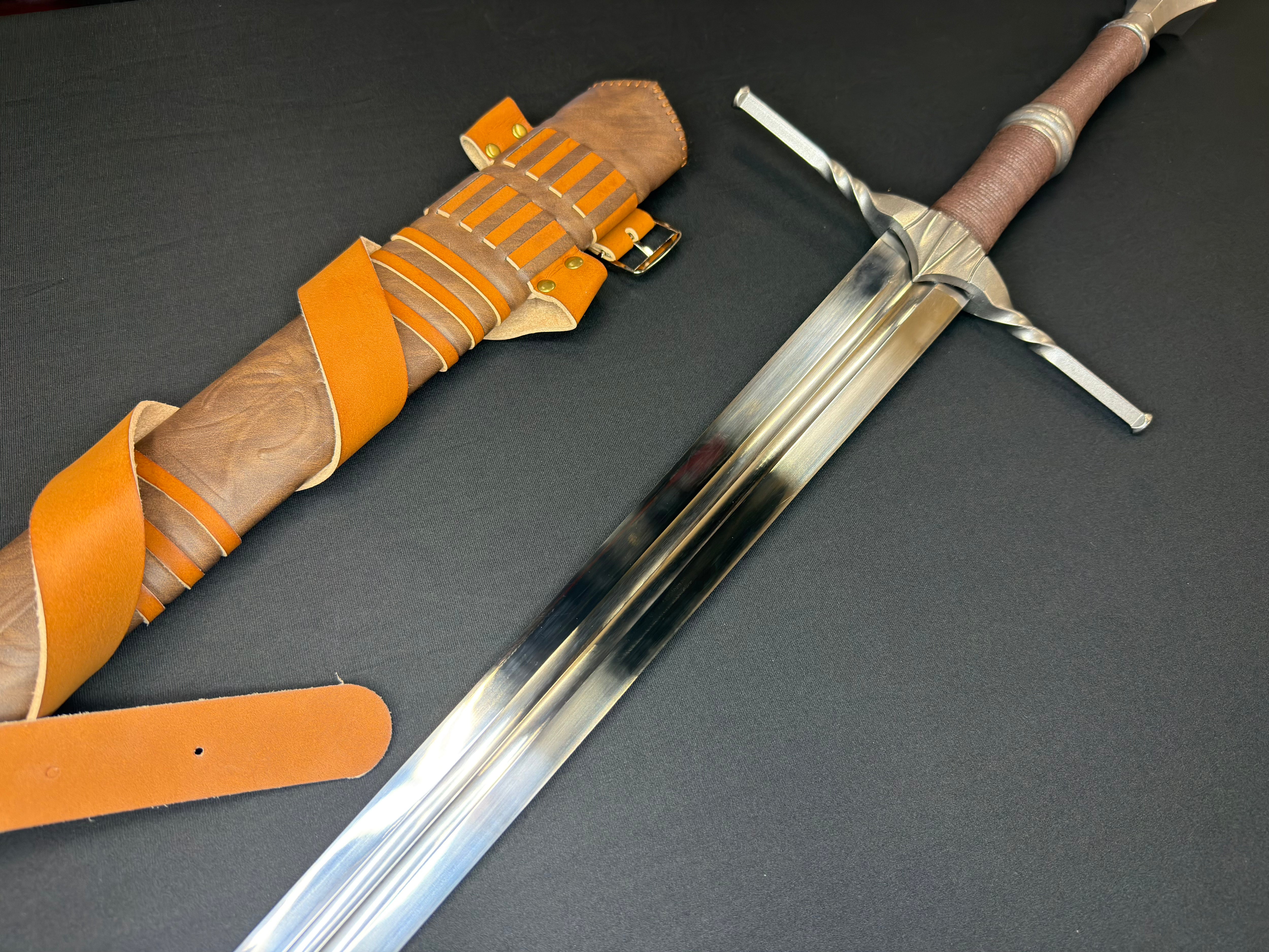 Phoenix Armory Longsword - Witcher III Geralt's Steel Sword 65Mn