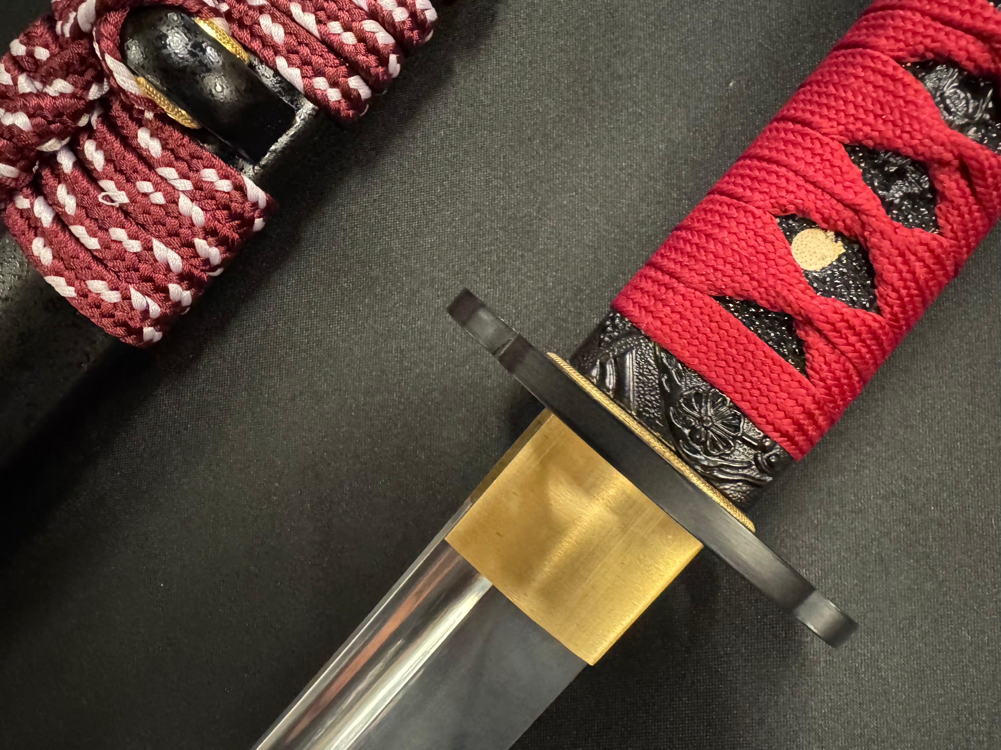 Phoenix Armory Katate-uchi Single Handed Sword - Scarlet Slasher T10 Tsuba Options