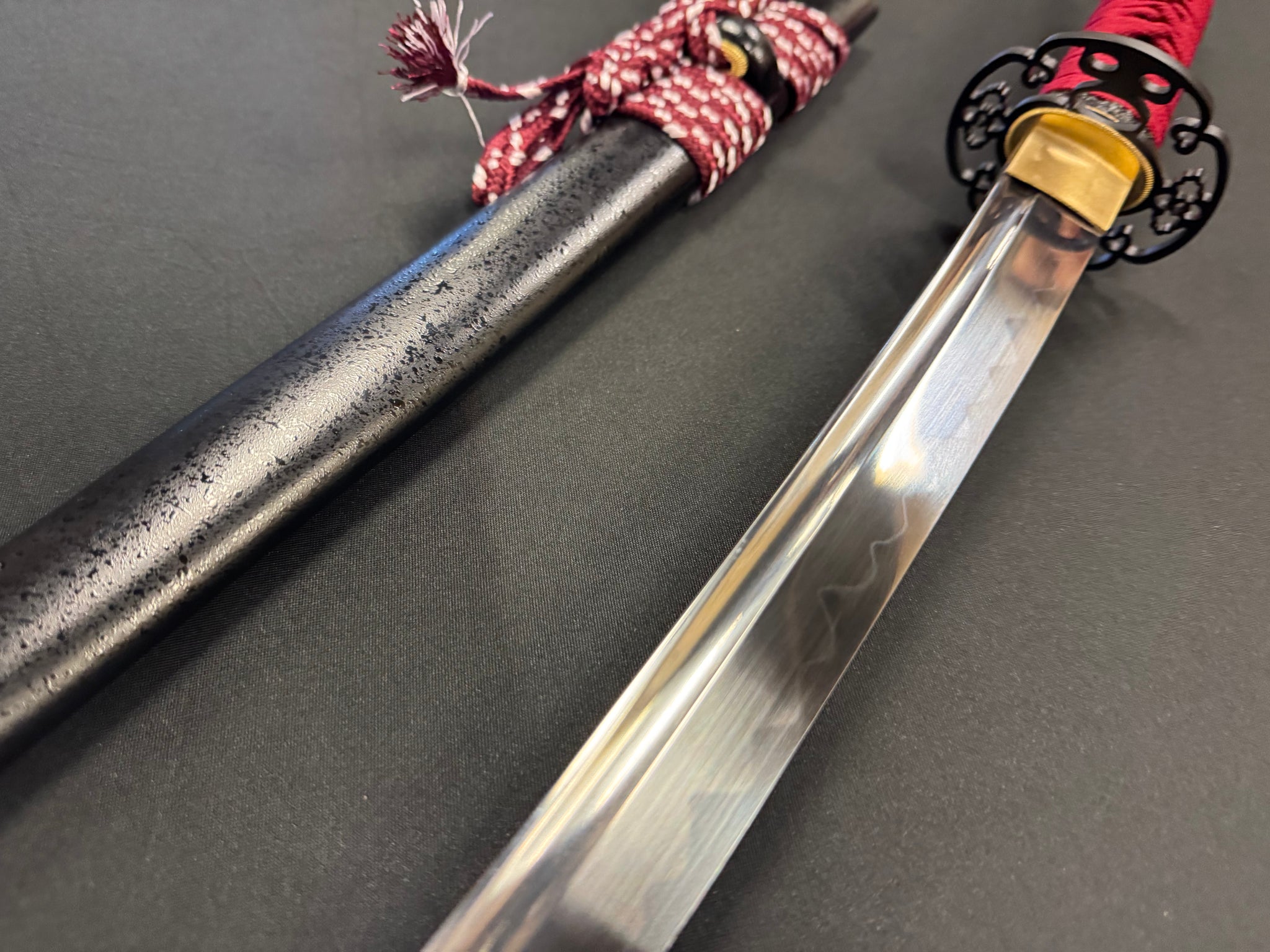 Phoenix Armory Katate-uchi Single Handed Sword - Scarlet Slasher T10 Tsuba Options