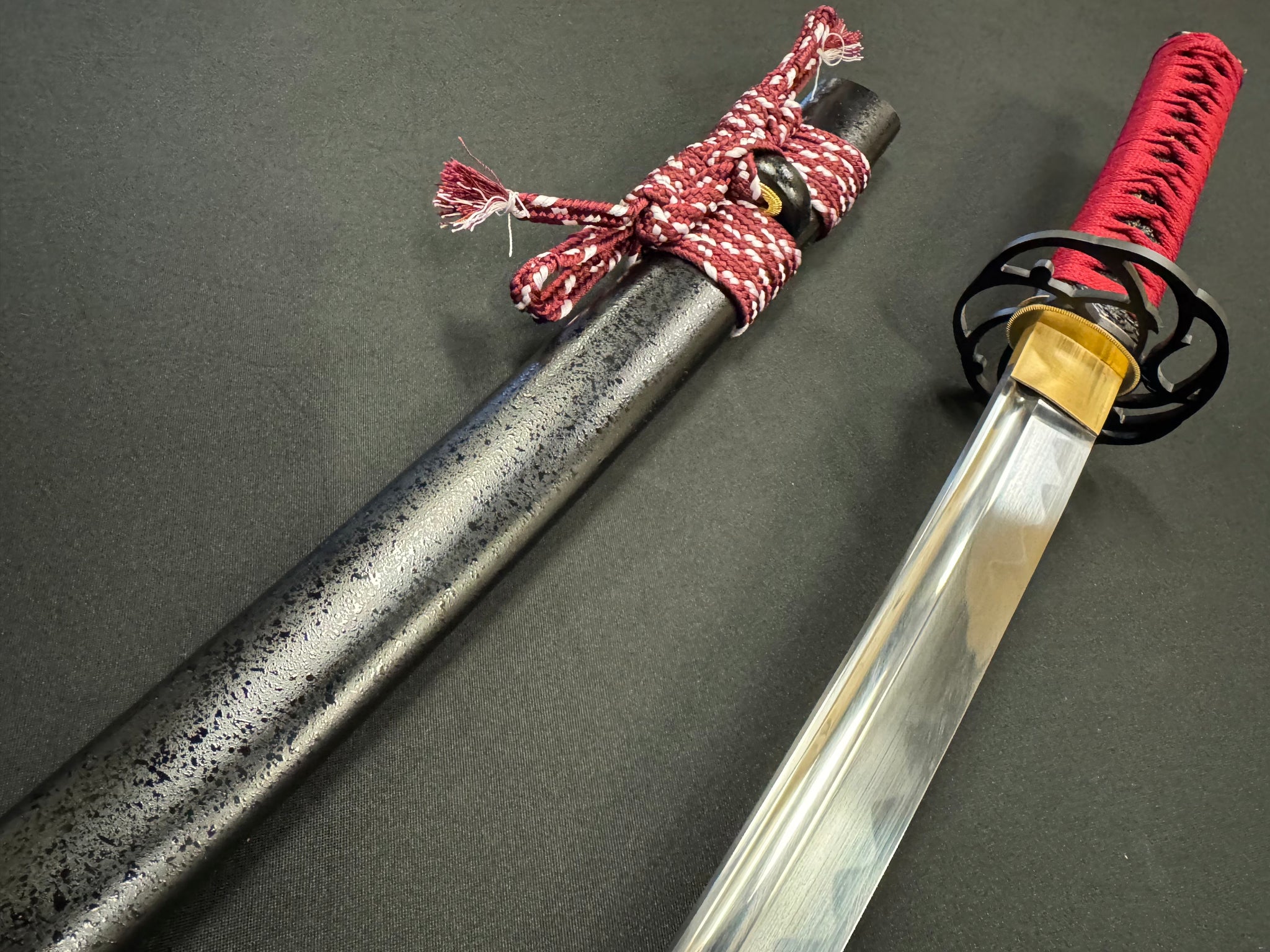 Phoenix Armory Katate-uchi Single Handed Sword - Scarlet Slasher T10 Tsuba Options