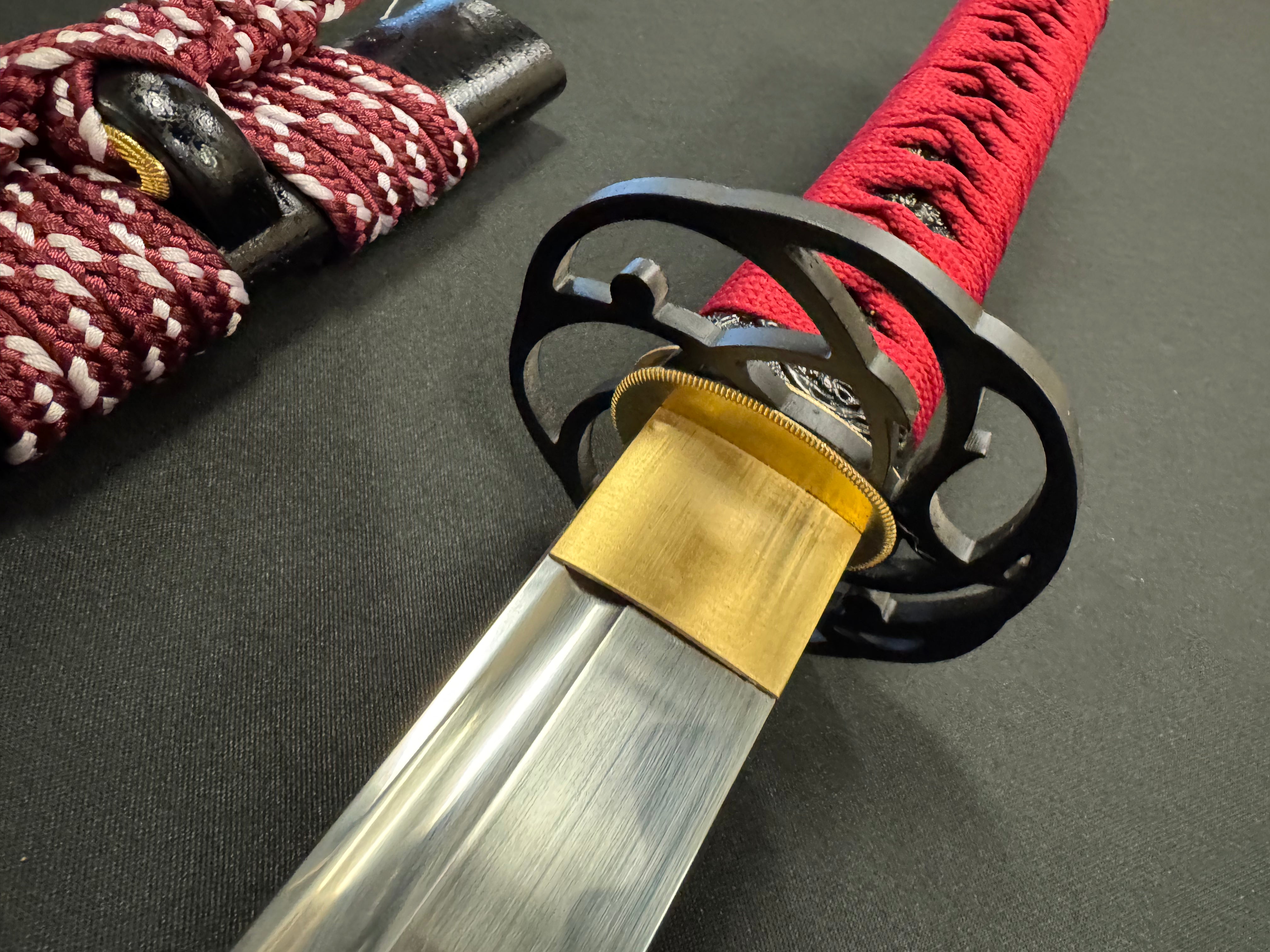 Phoenix Armory Katate-uchi Single Handed Sword - Scarlet Slasher T10 Tsuba Options