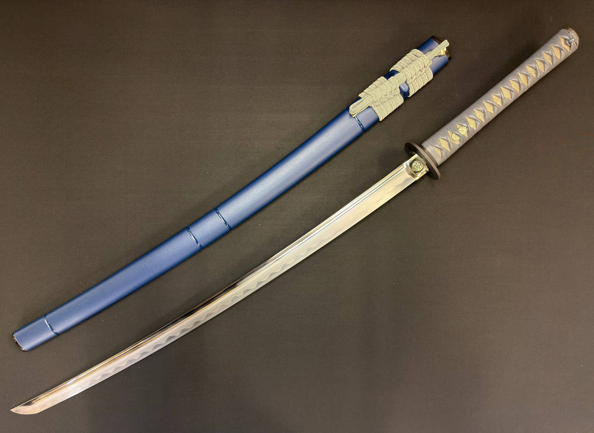 Thaitsuki Custom Katana - Shoshin Sky Hana 1095 Clay Tempered