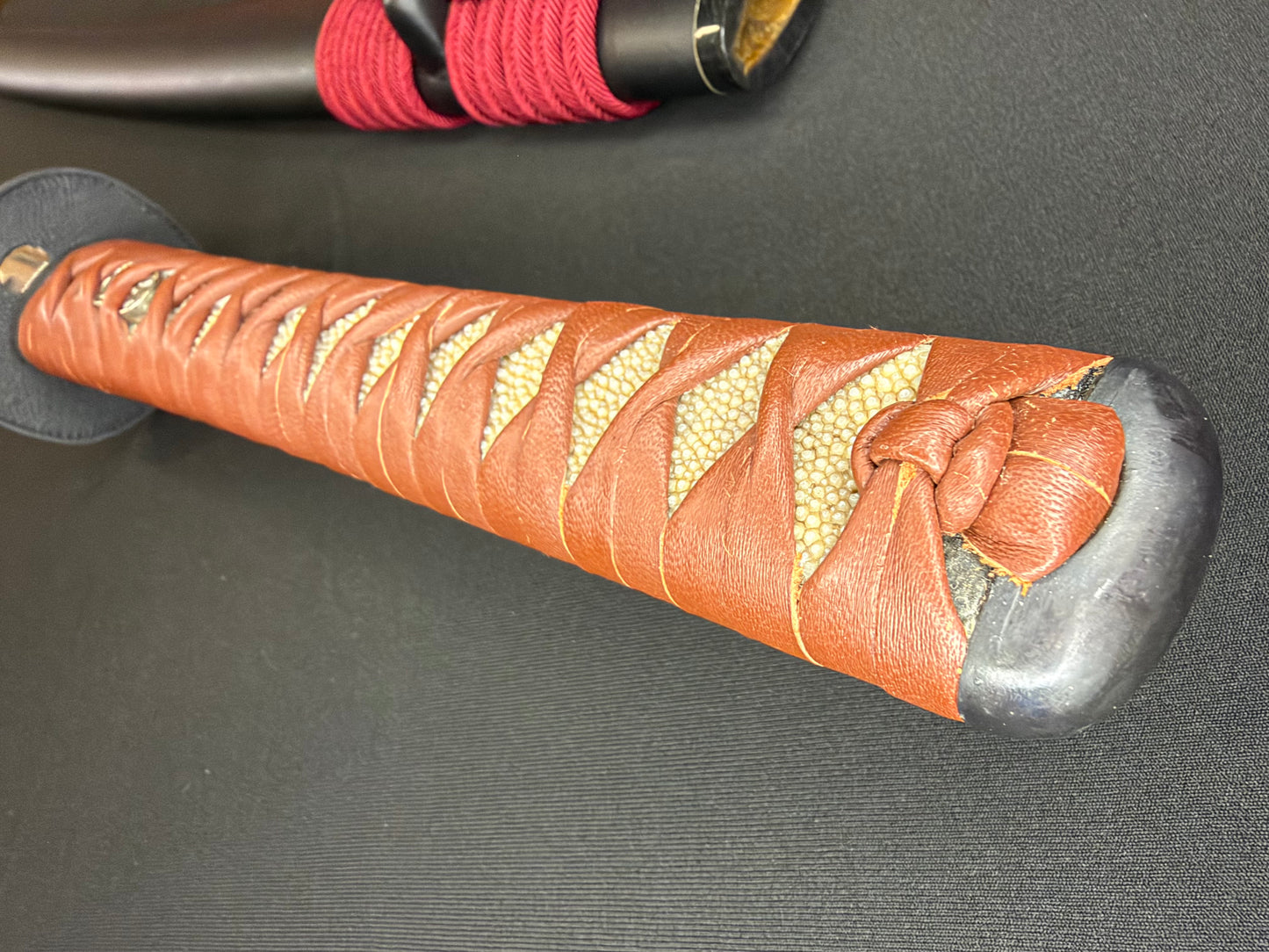 Thaitsuki Custom Katana - Shoshin Crimson Hana 1095 Clay Tempered