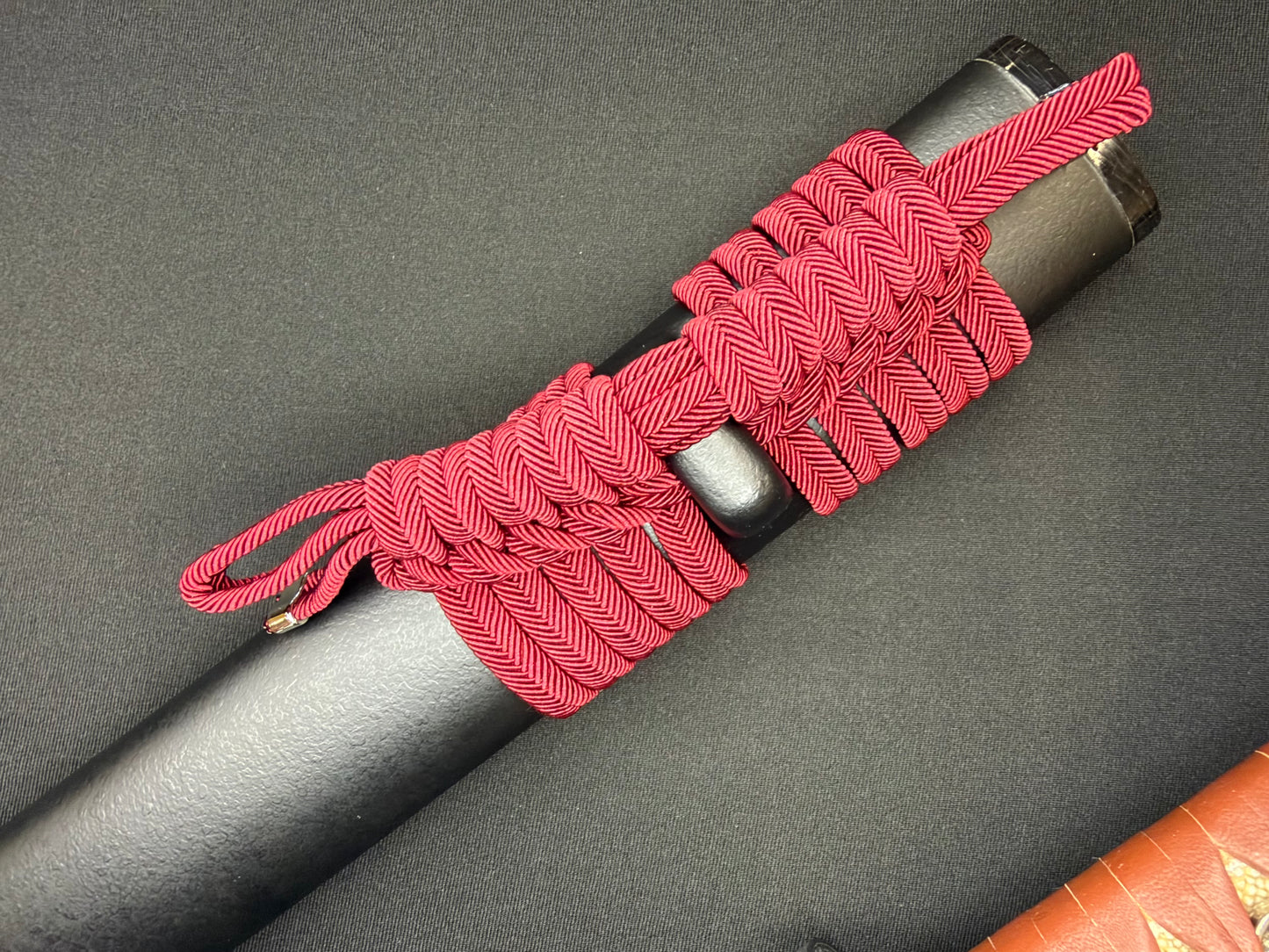 Thaitsuki Custom Katana - Shoshin Crimson Hana 1095 Clay Tempered
