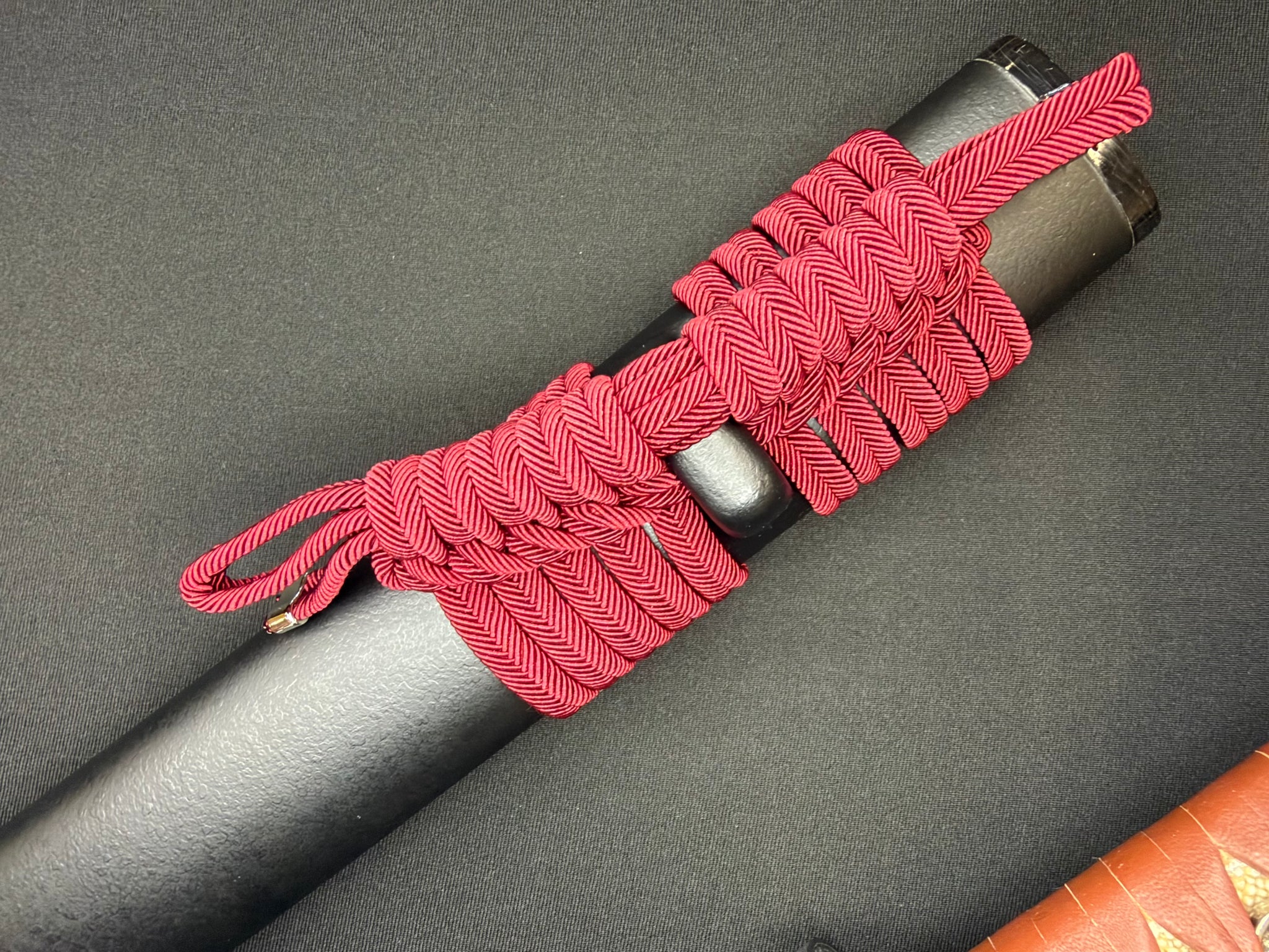 Thaitsuki Custom Katana - Shoshin Crimson Hana 1095 Clay Tempered