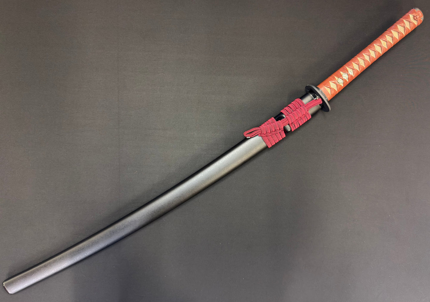 Thaitsuki Custom Katana - Shoshin Crimson Hana 1095 Clay Tempered