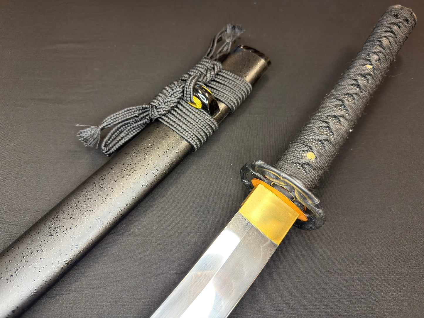 PRE-OWNED Legacy Blades Katana - Osoraku Viper 40mm 1095 Carbon Steel Clay Tempered