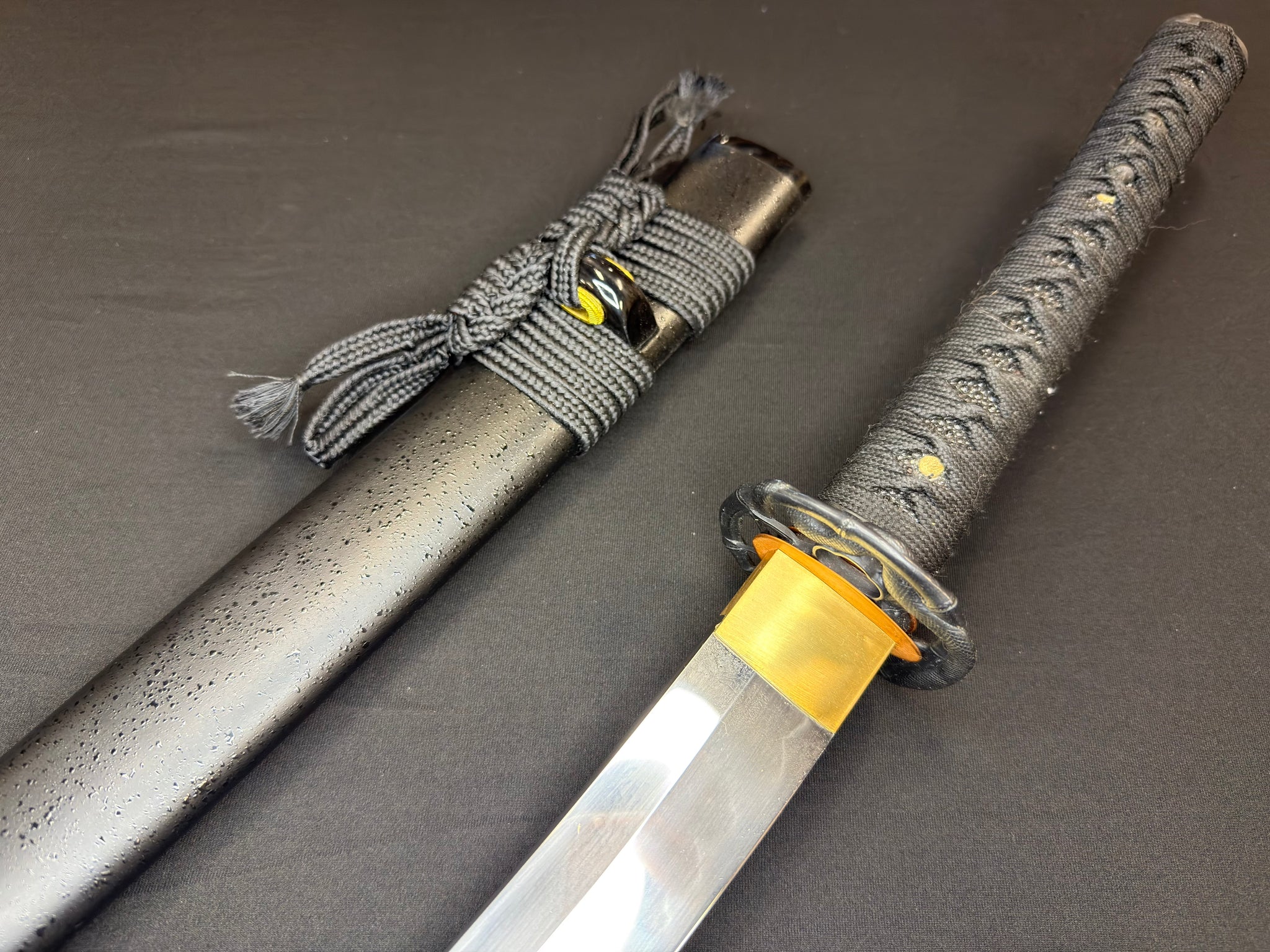 PRE-OWNED Legacy Blades Katana - Osoraku Viper 40mm 1095 Carbon Steel Clay Tempered