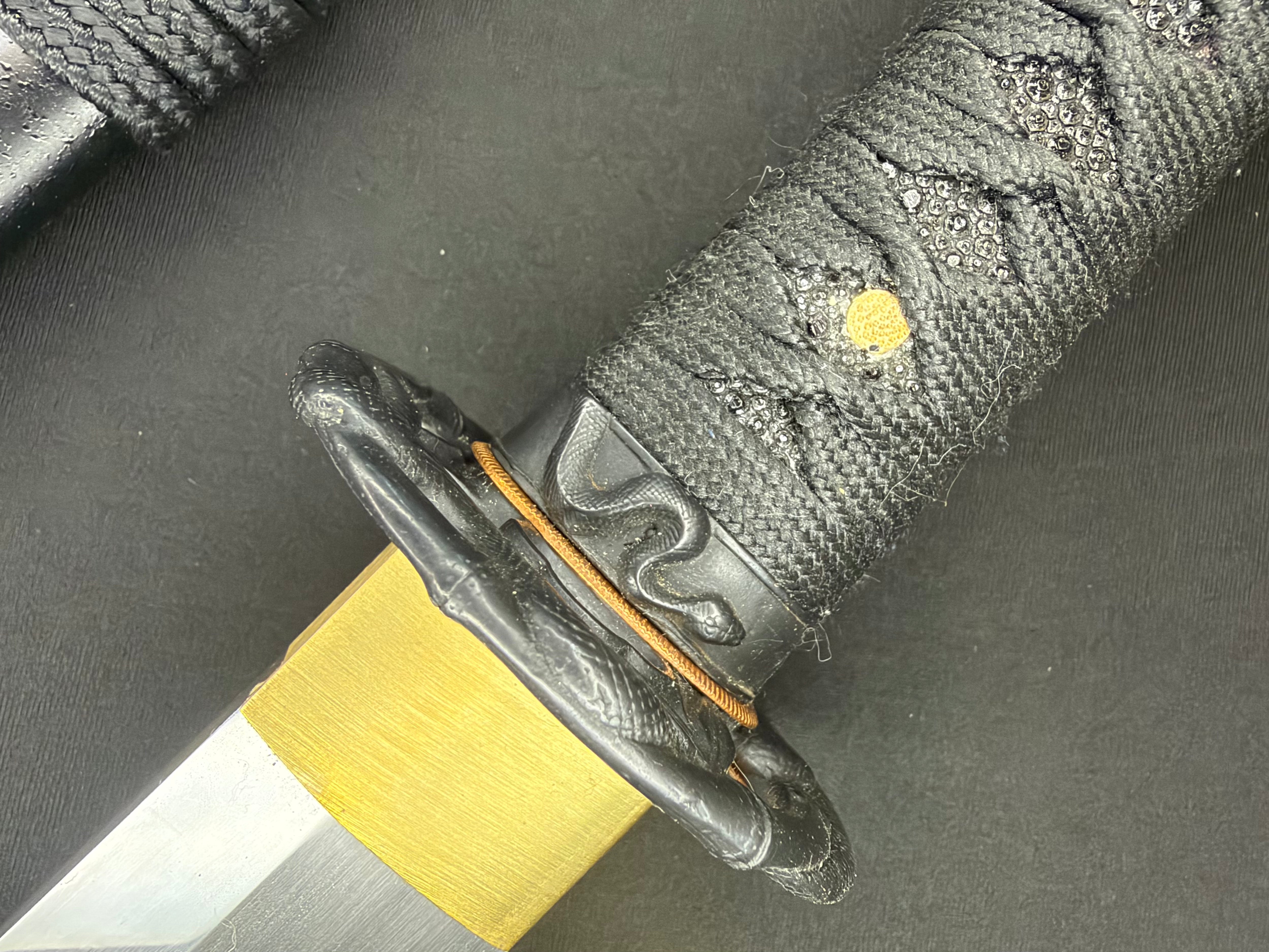 PRE-OWNED Legacy Blades Katana - Osoraku Viper 40mm 1095 Carbon Steel Clay Tempered