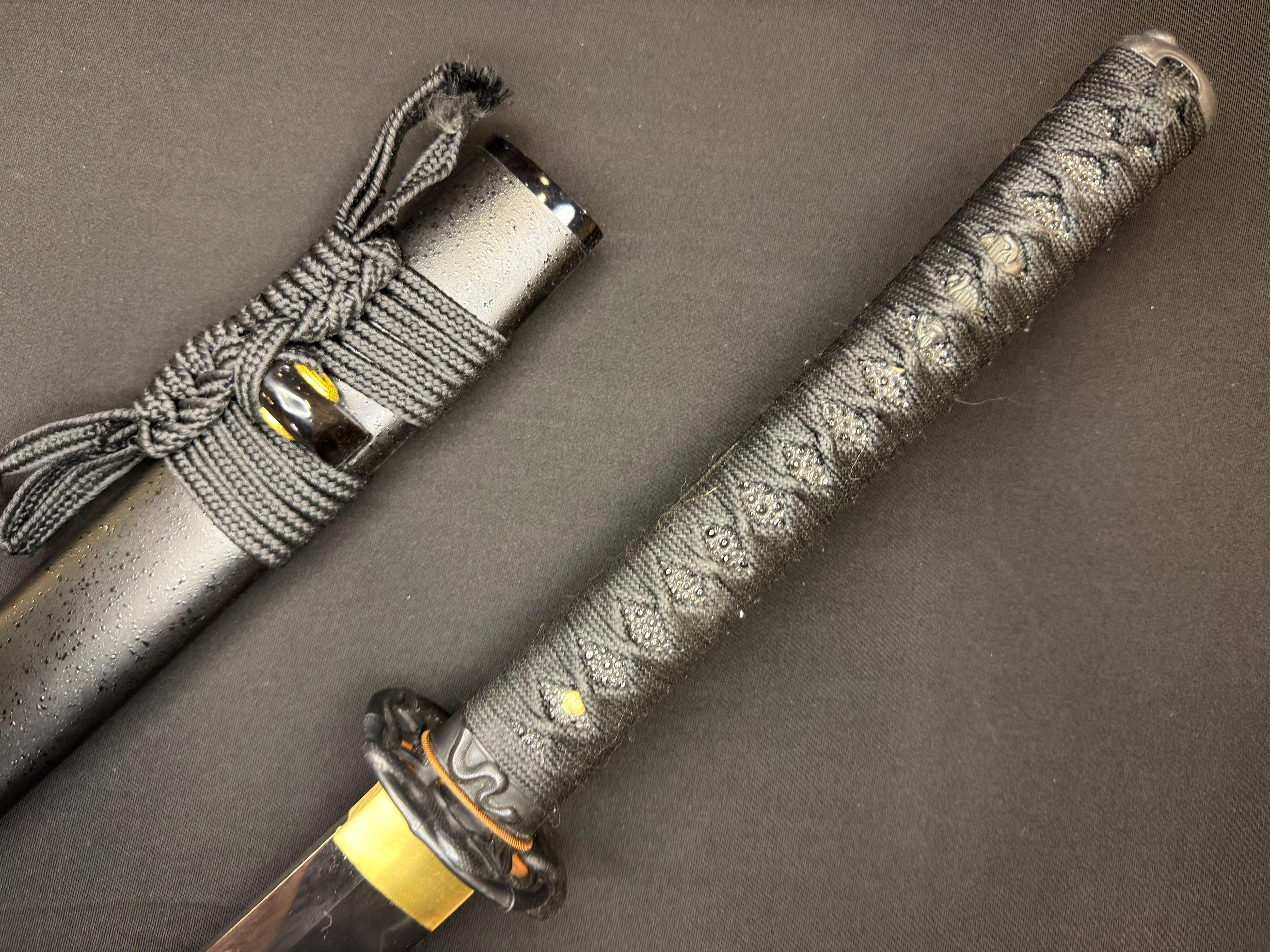 PRE-OWNED Legacy Blades Katana - Osoraku Viper 40mm 1095 Carbon Steel Clay Tempered