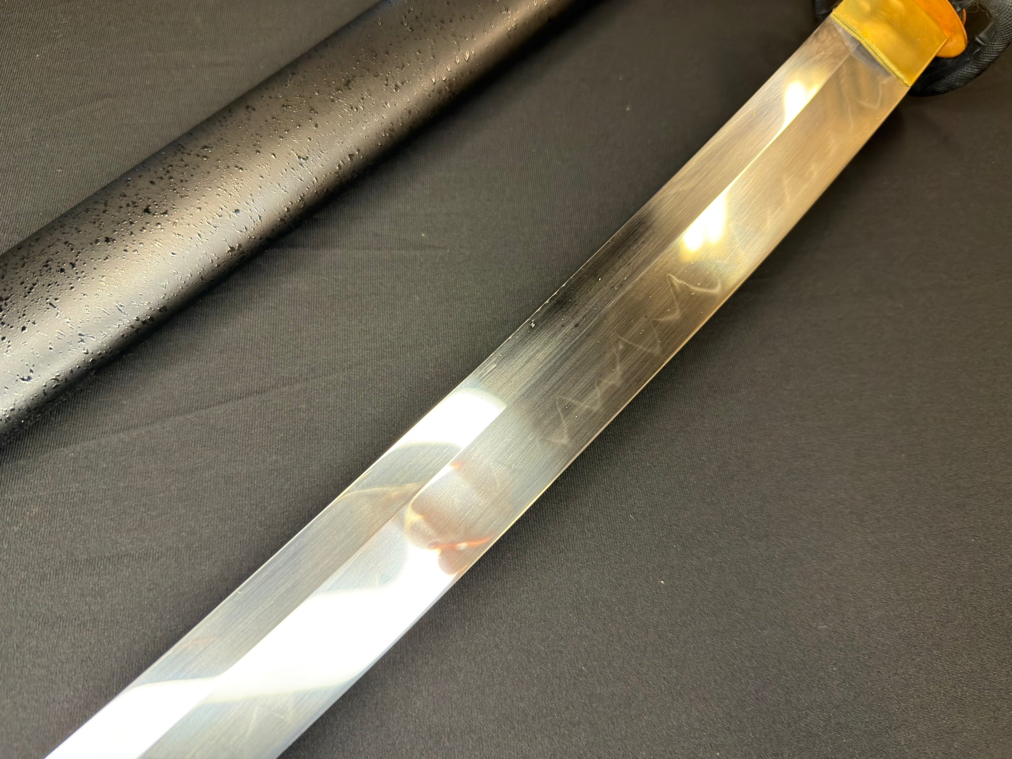 PRE-OWNED Legacy Blades Katana - Osoraku Viper 40mm 1095 Carbon Steel Clay Tempered