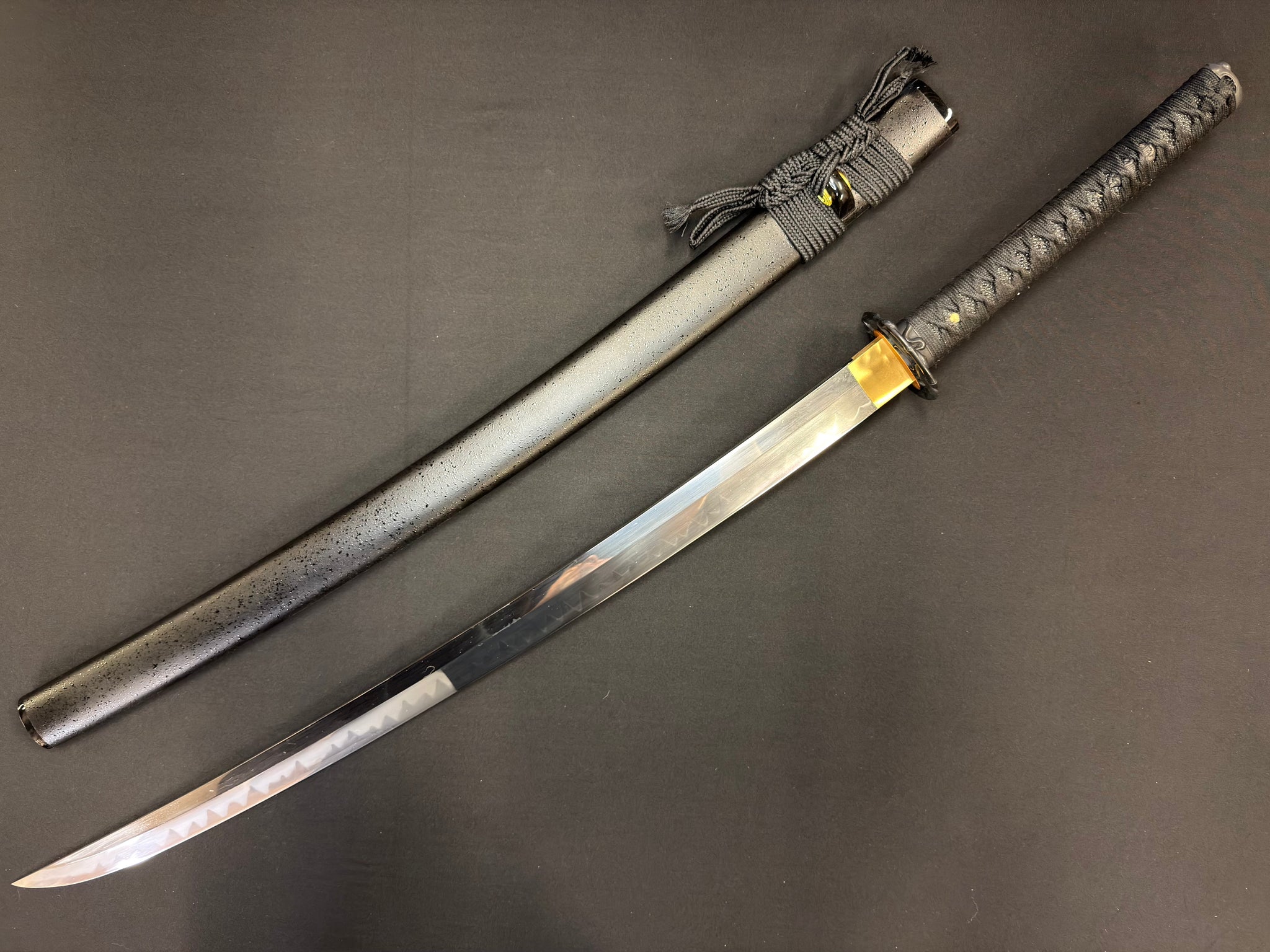 PRE-OWNED Legacy Blades Katana - Osoraku Viper 40mm 1095 Carbon Steel Clay Tempered