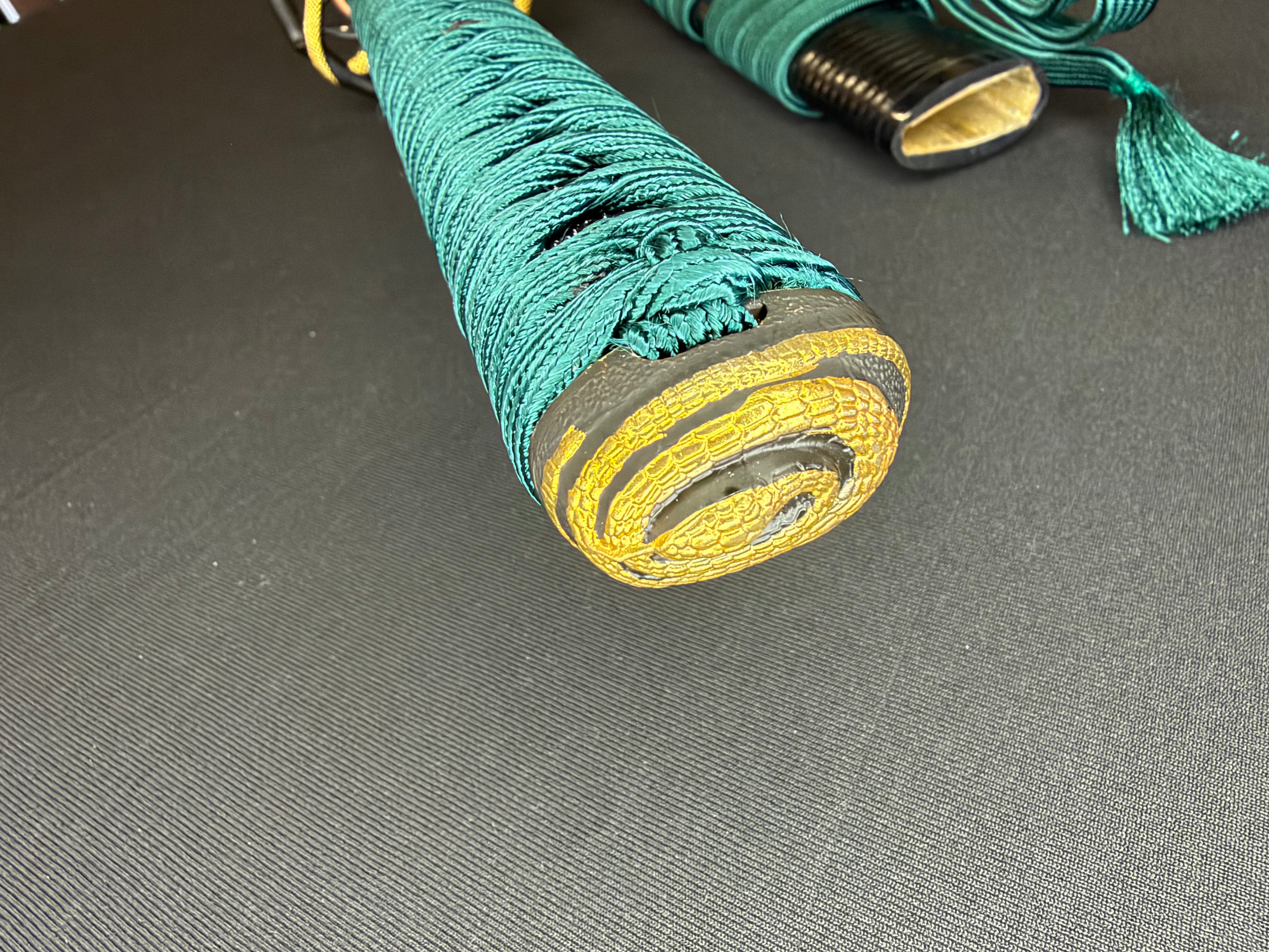 Phoenix Armory Craftsman Elite Katana - Forest Viper Folded Oroshigane Horimono