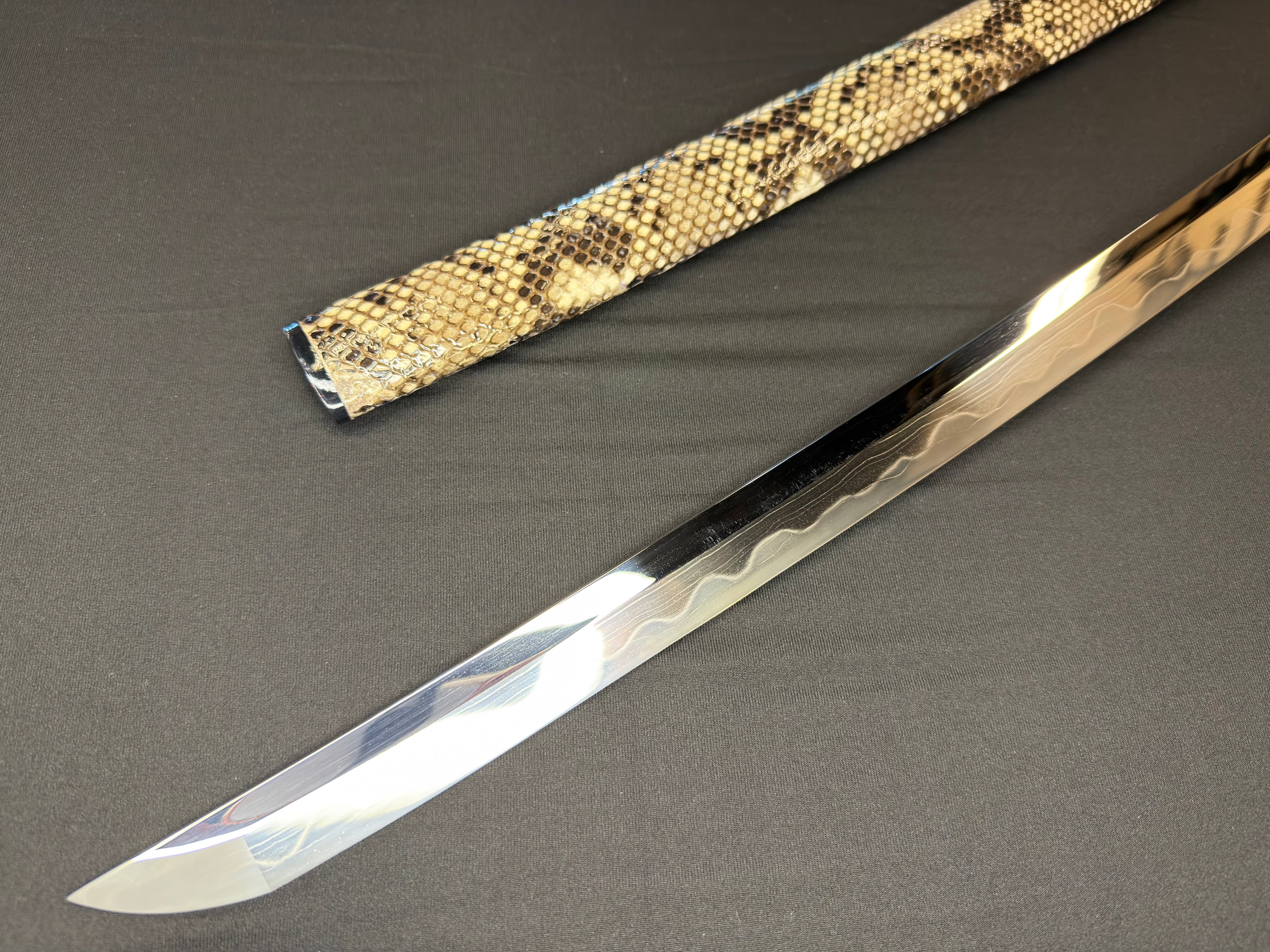Phoenix Armory Craftsman Elite Katana - Forest Viper Folded Oroshigane Horimono