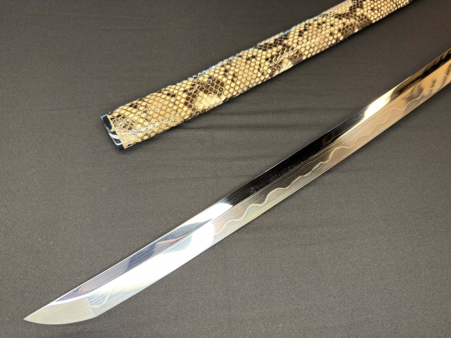 Phoenix Armory Craftsman Elite Katana - Forest Viper Folded Oroshigane Horimono