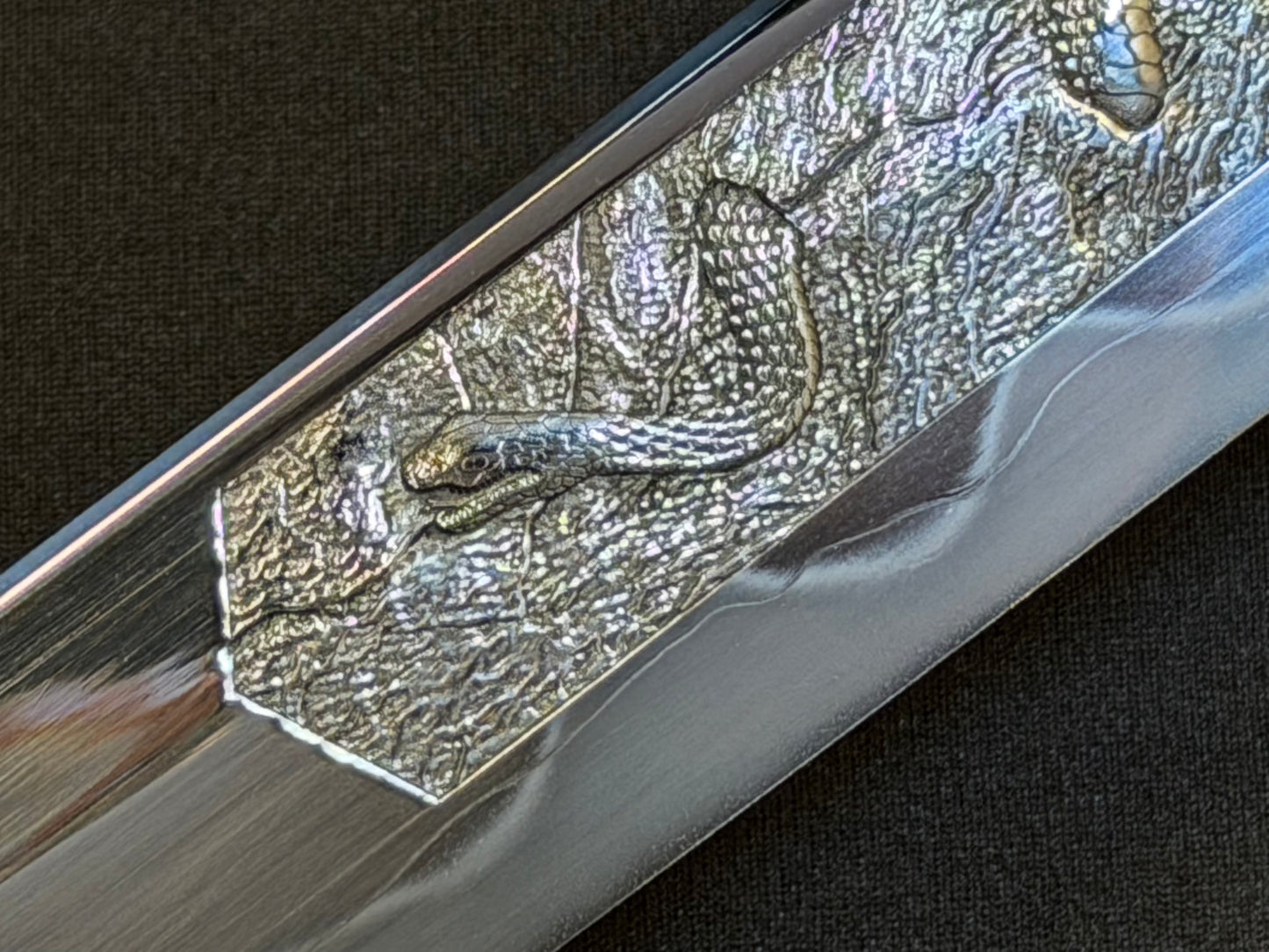 Phoenix Armory Craftsman Elite Katana - Forest Viper Folded Oroshigane Horimono