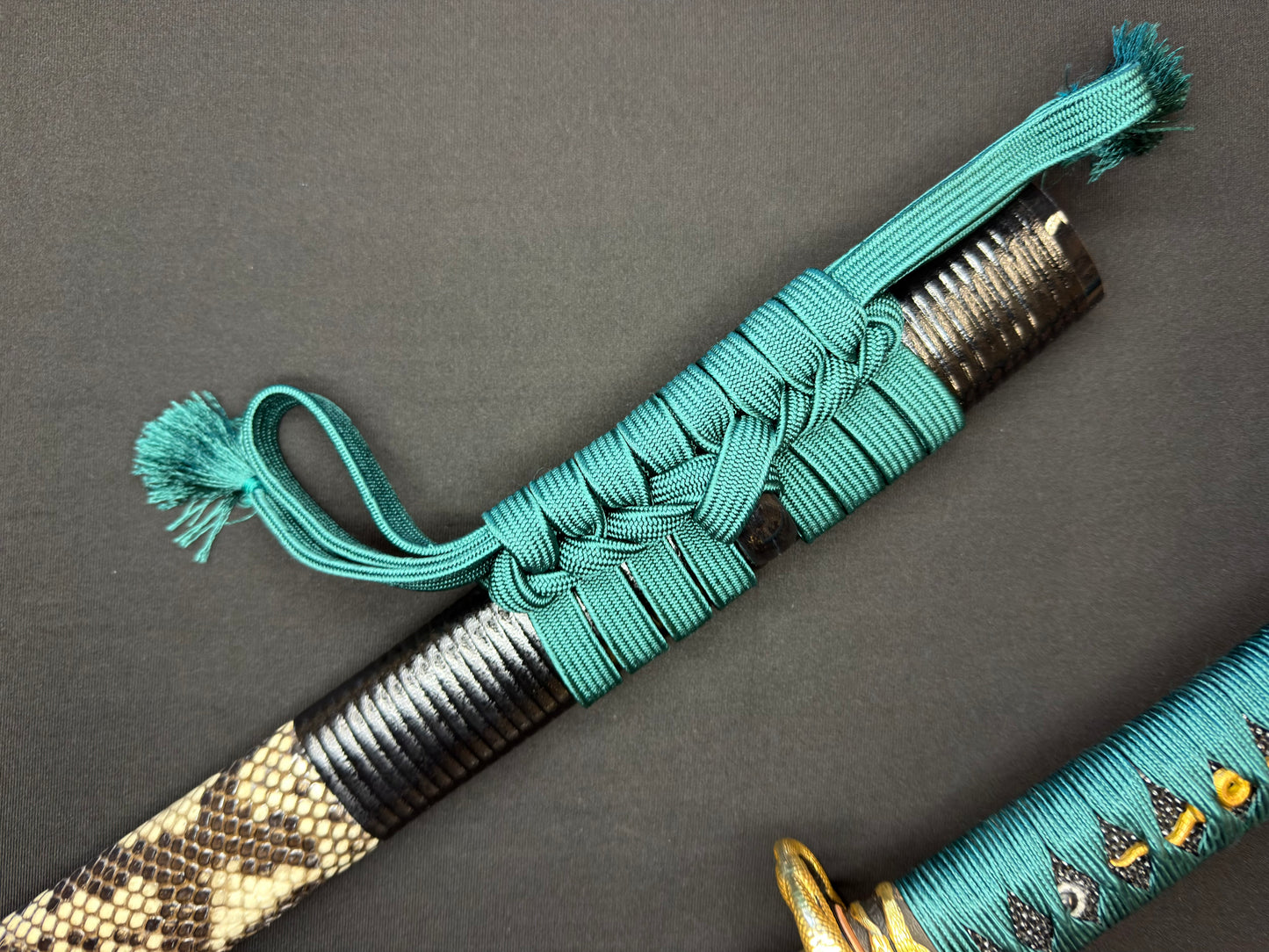 Phoenix Armory Craftsman Elite Katana - Forest Viper Folded Oroshigane Horimono