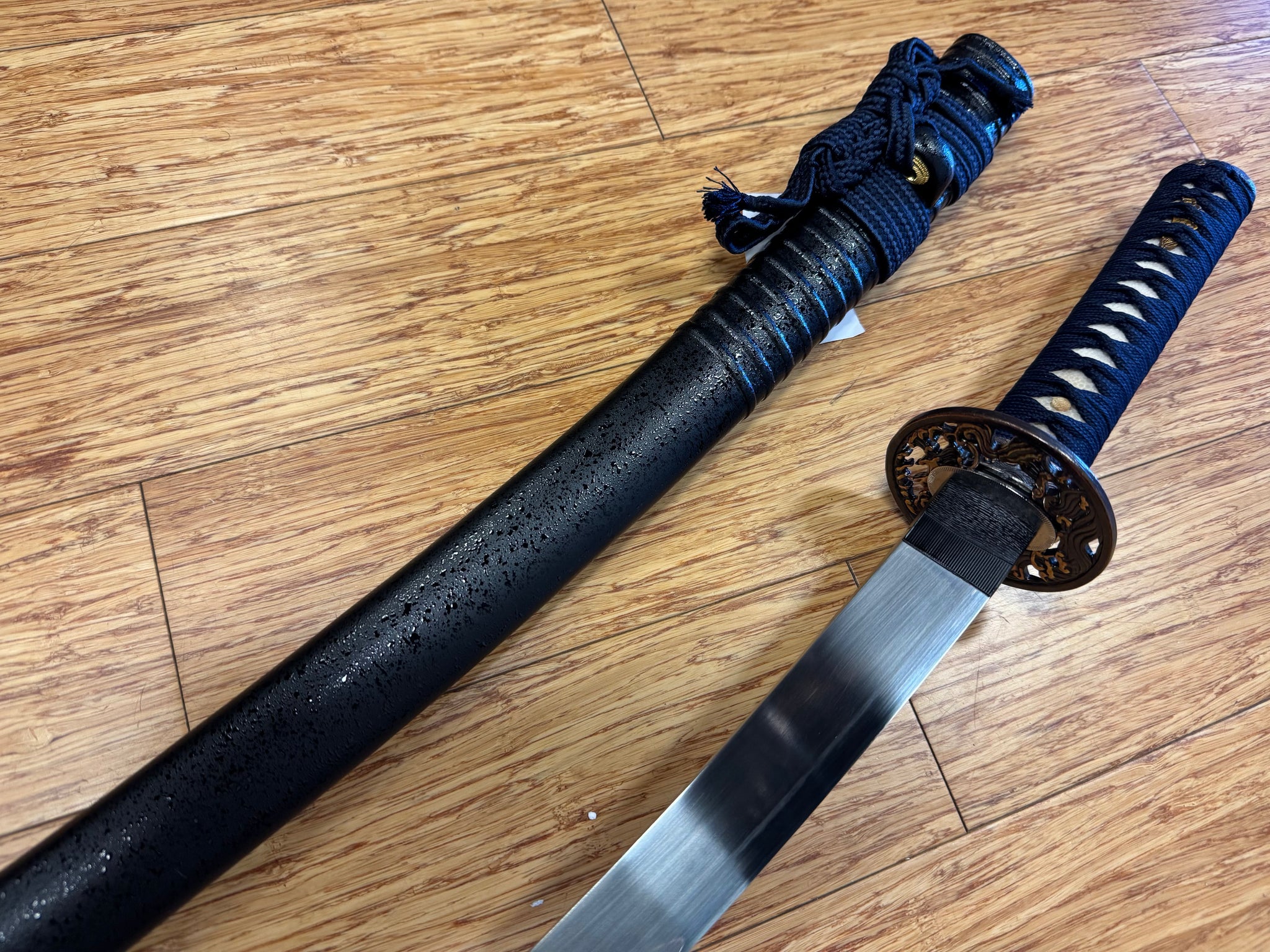Legacy Blades Nightstorm Reaper Wakizashi  - 1095 Clay Tempered Hira Zukuri Suguha