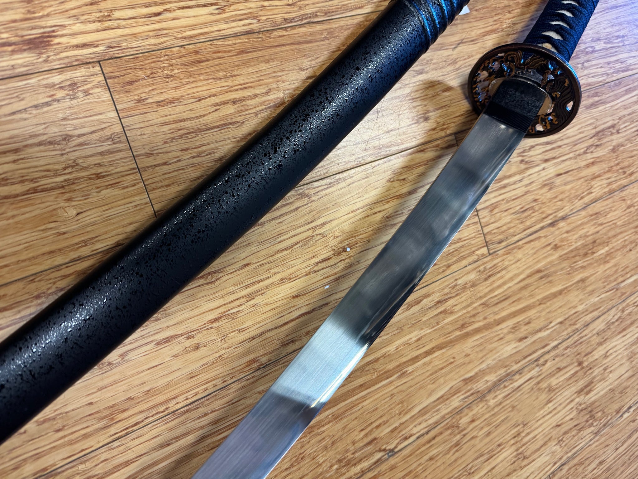 Legacy Blades Nightstorm Reaper Wakizashi  - 1095 Clay Tempered Hira Zukuri Suguha