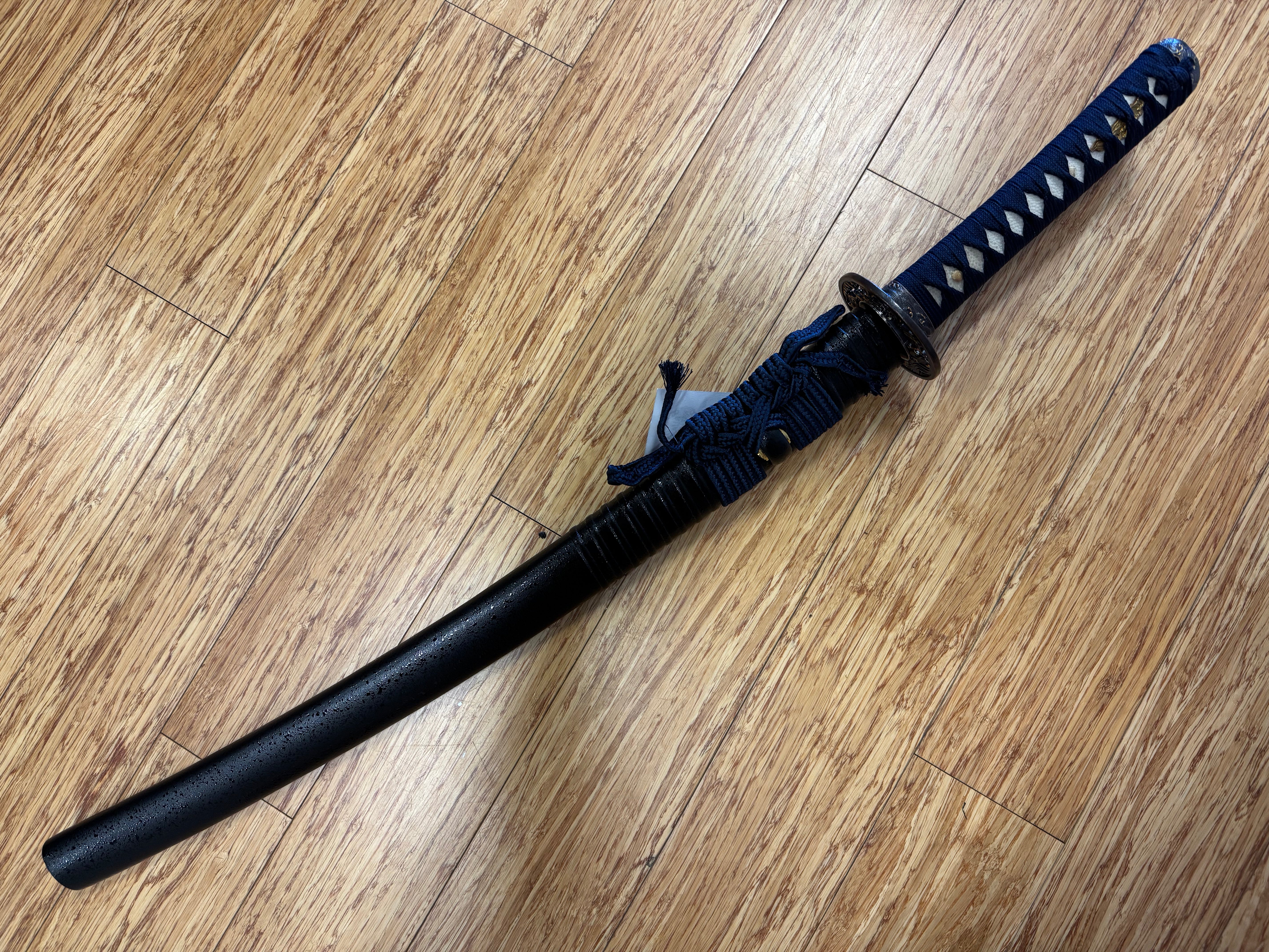 Legacy Blades Nightstorm Reaper Wakizashi  - 1095 Clay Tempered Hira Zukuri Suguha
