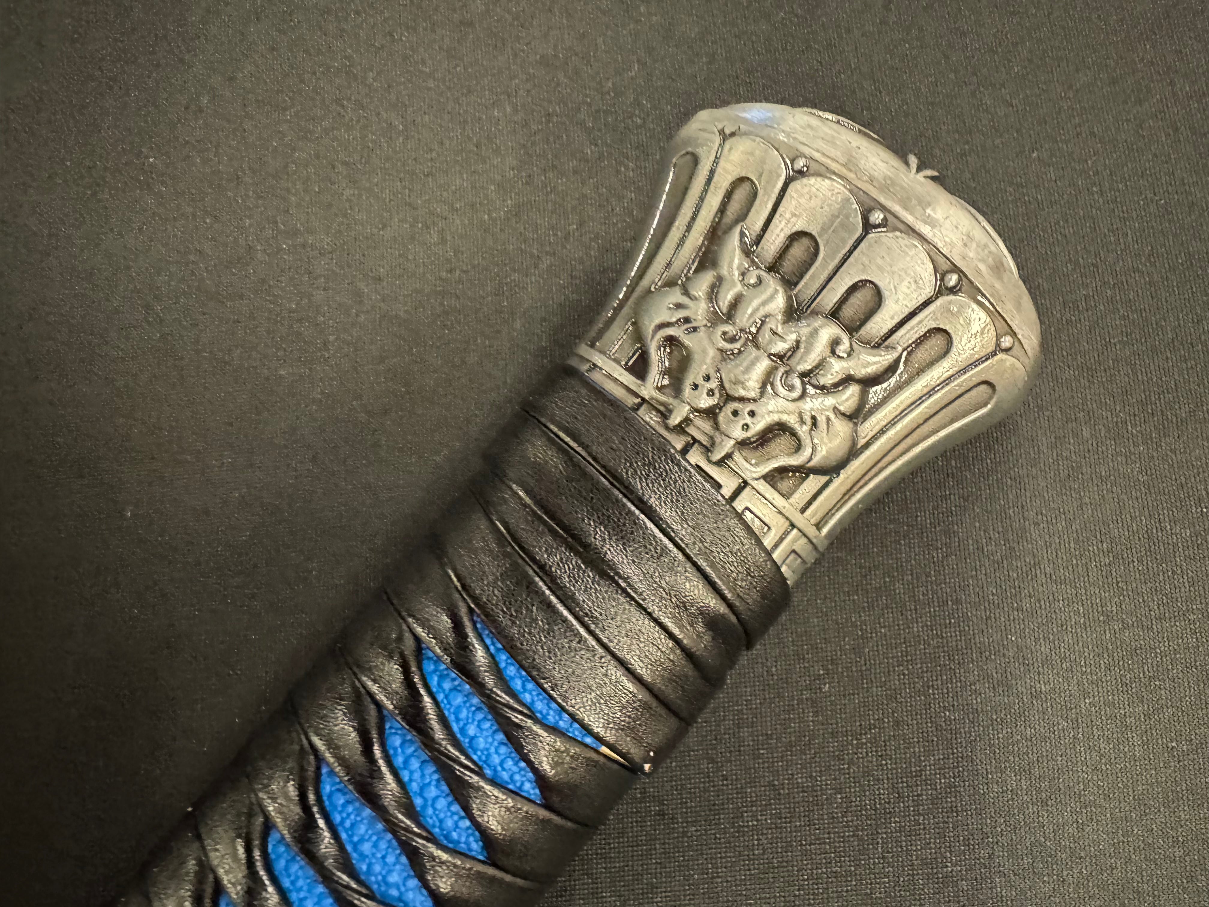 PRE-OWNED Ming Blue Tiger Dao 65Mn