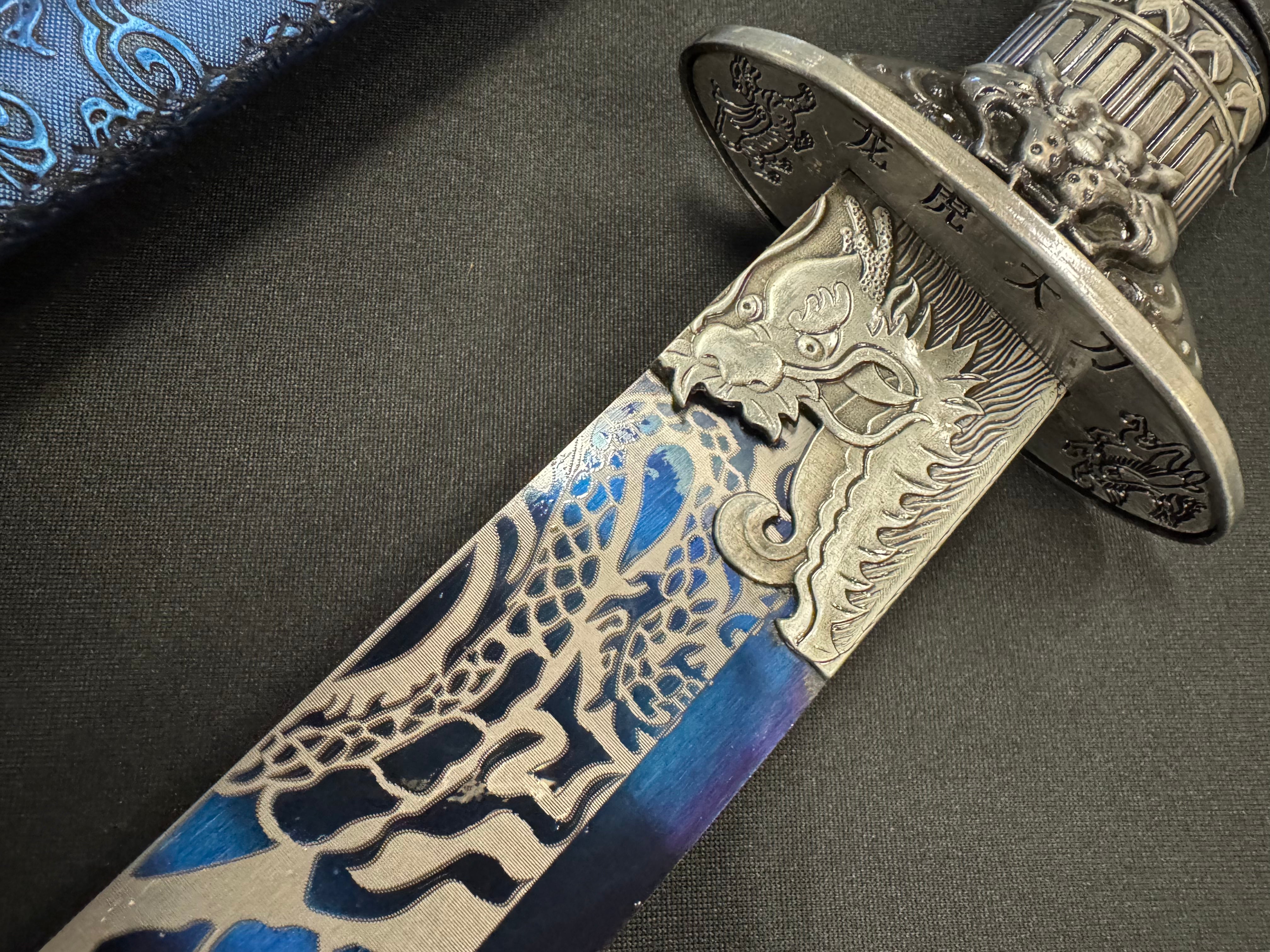 PRE-OWNED Ming Blue Tiger Dao 65Mn