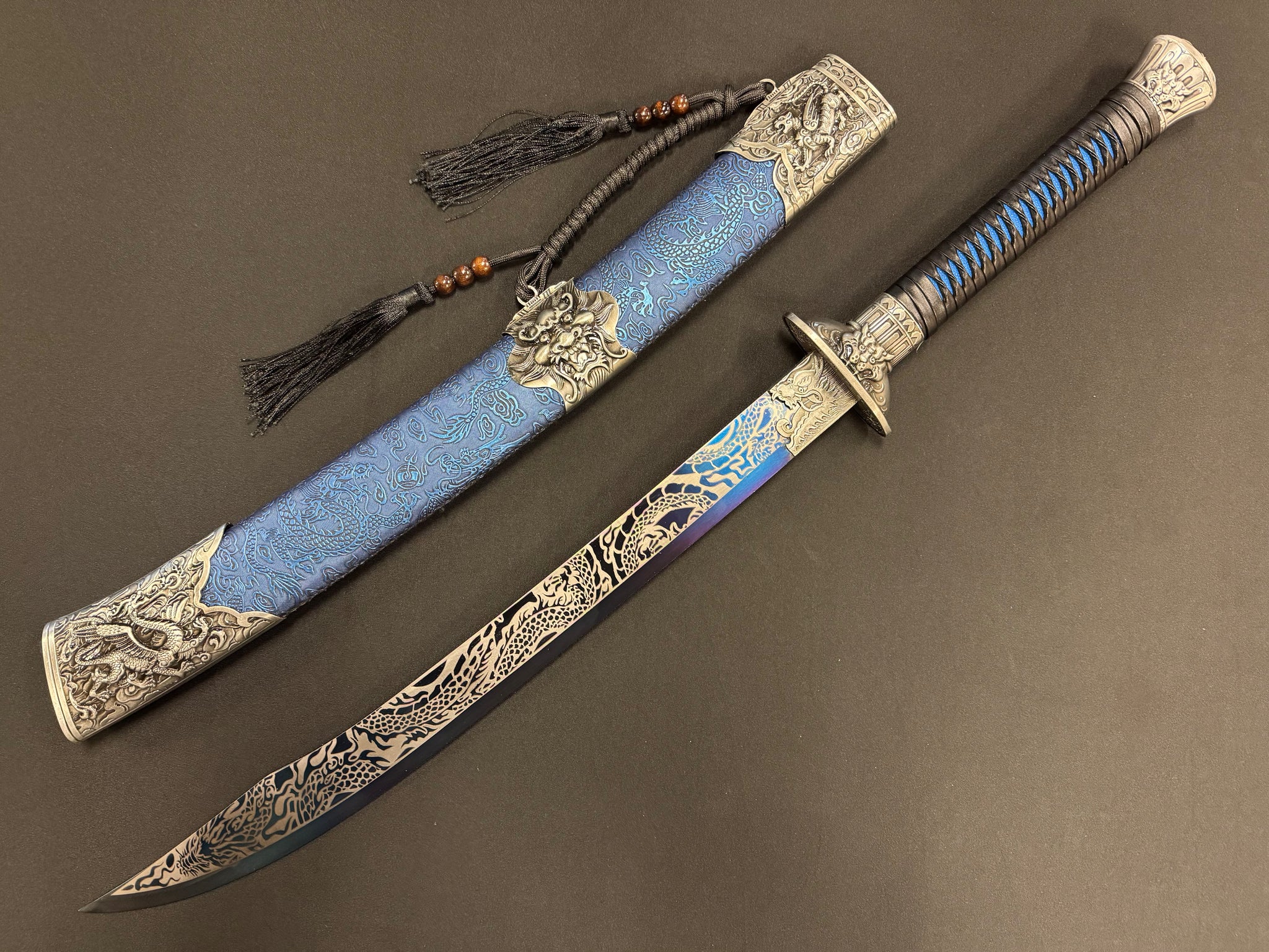 PRE-OWNED Ming Blue Tiger Dao 65Mn