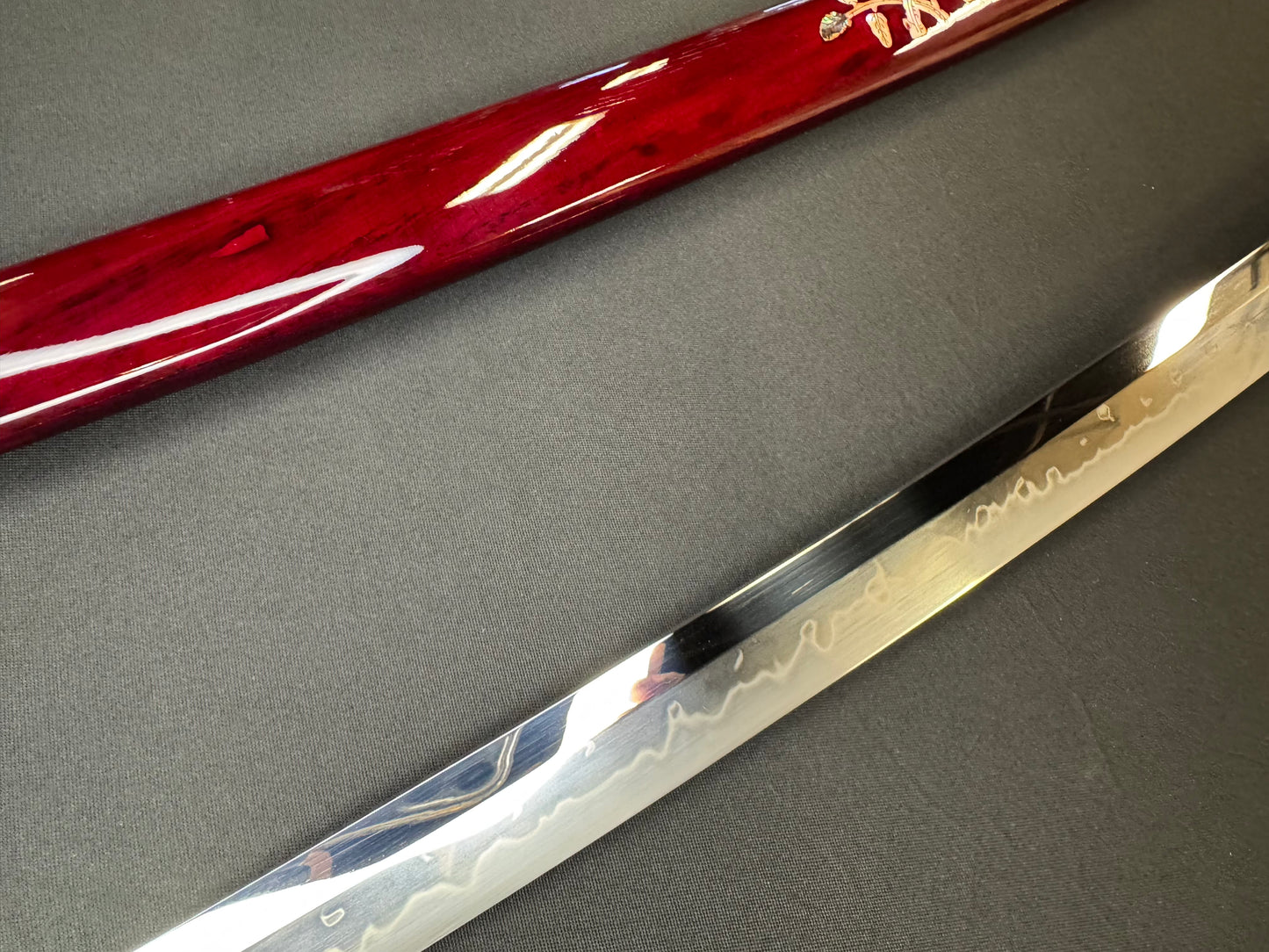 Phoenix Armory Katana - Scarlet Lotus T10 Horimono