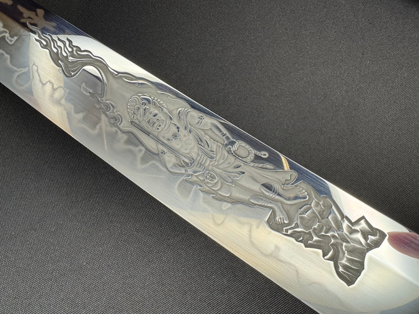 Phoenix Armory Katana - Scarlet Lotus T10 Horimono