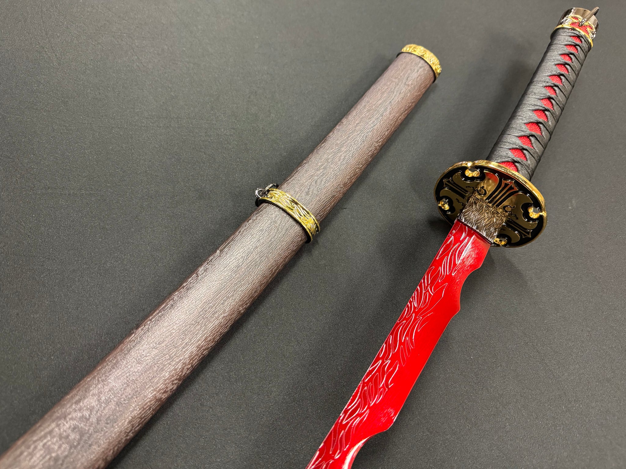 Dragonspring Elden Ring Rivers of Blood Katana 65Mn - 2 Versions