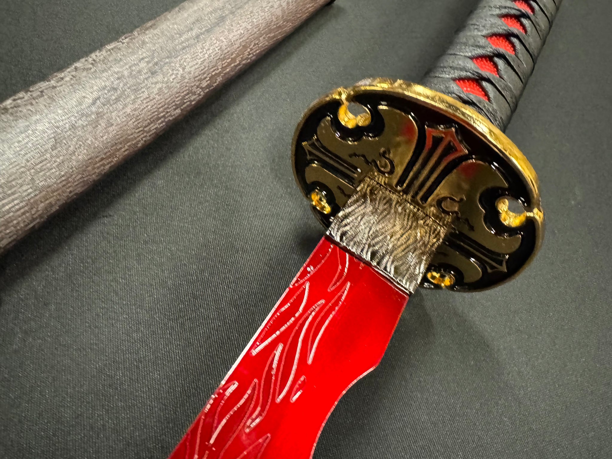 Dragonspring Elden Ring Rivers of Blood Katana 65Mn - 2 Versions